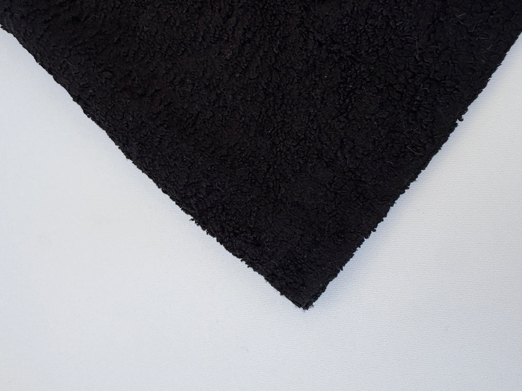 55 - Textured Black Vest w/ Neck Clasp