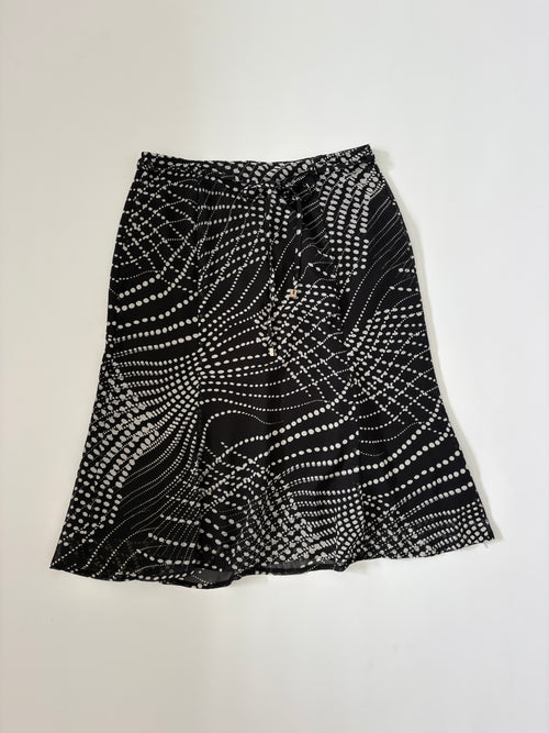 103 / Mexx Black & White Midi Skirt