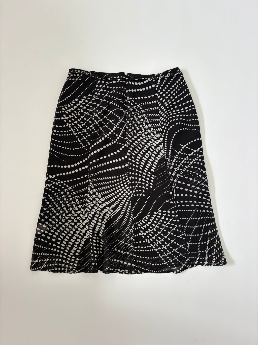 103 / Mexx Black & White Midi Skirt