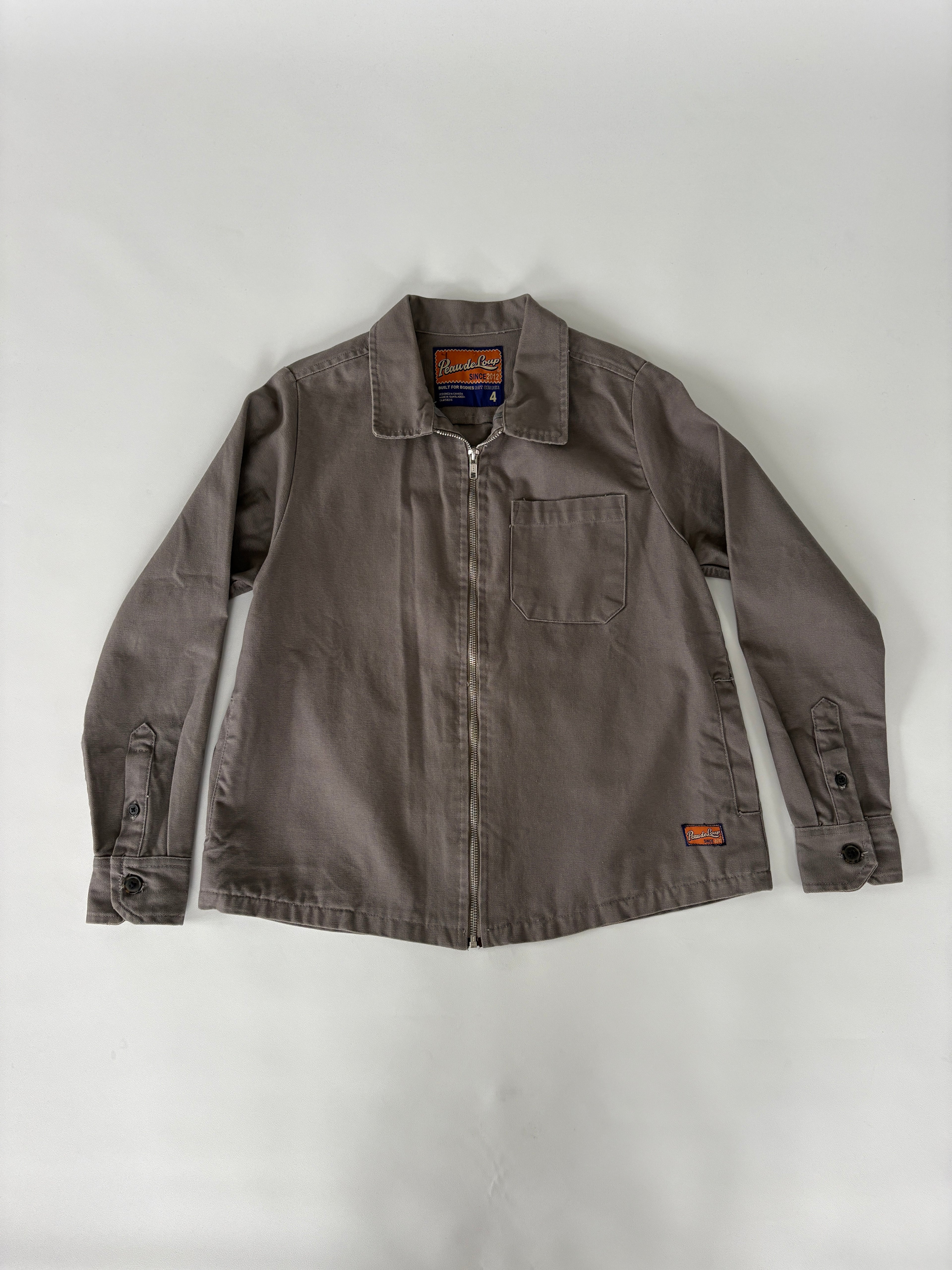 140 / Grey Peau de Loup Jacket