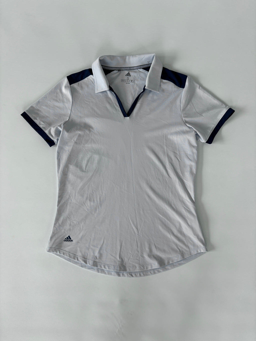 198 / Blue Adidas Polo