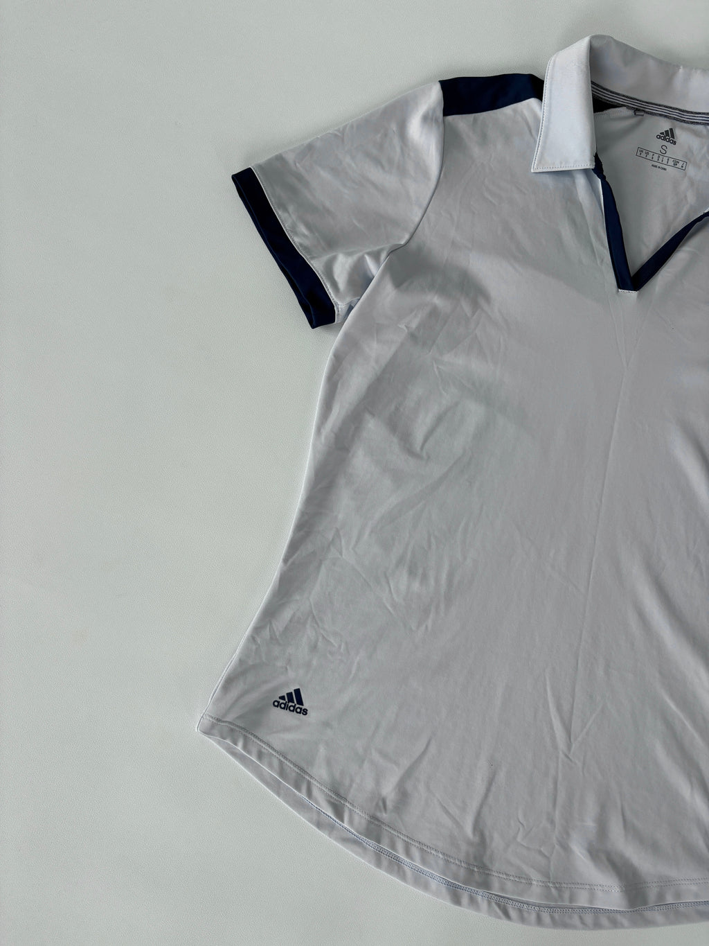 198 / Blue Adidas Polo