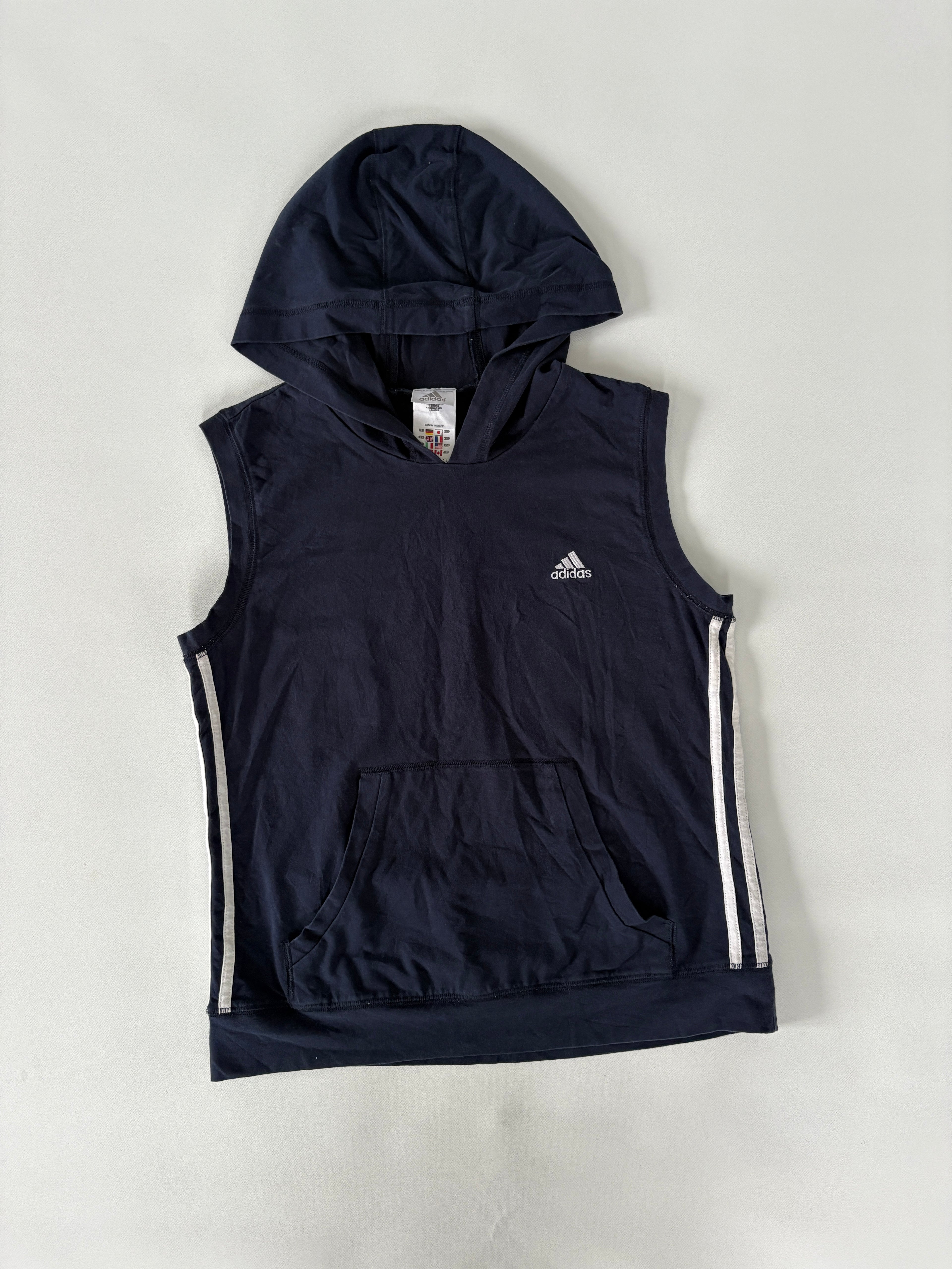 199 / Navy Adidas Sleeveless Top w/ Hood