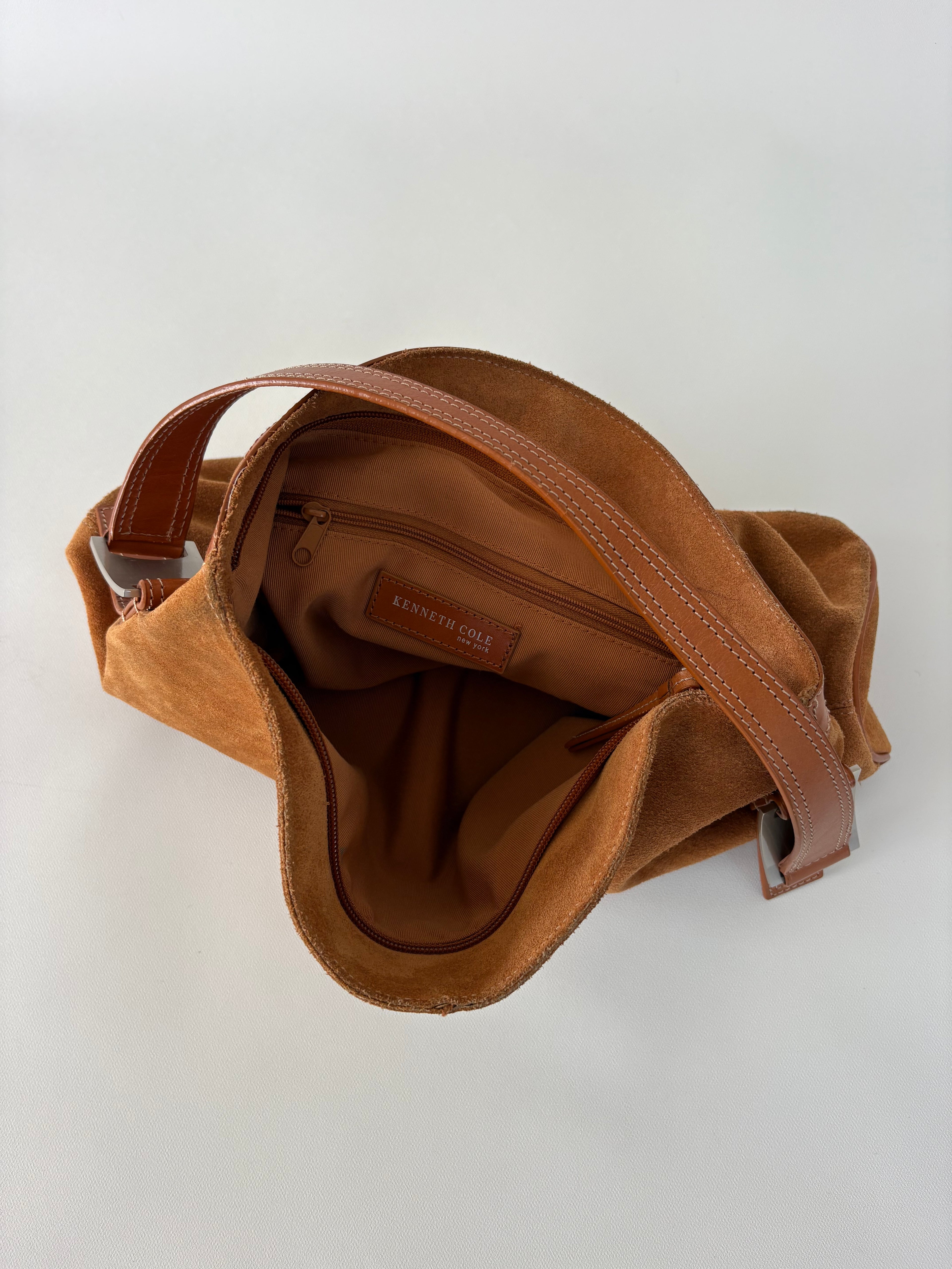 🔒 223 / Kenneth Cole Suede Shoulder Bag