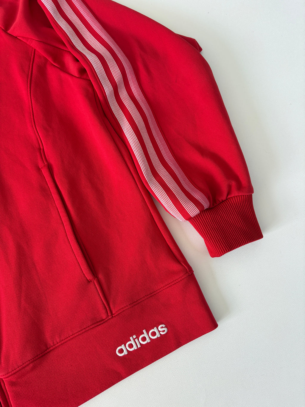 303 / Red Adidas Jacket w/ Pink Detailing