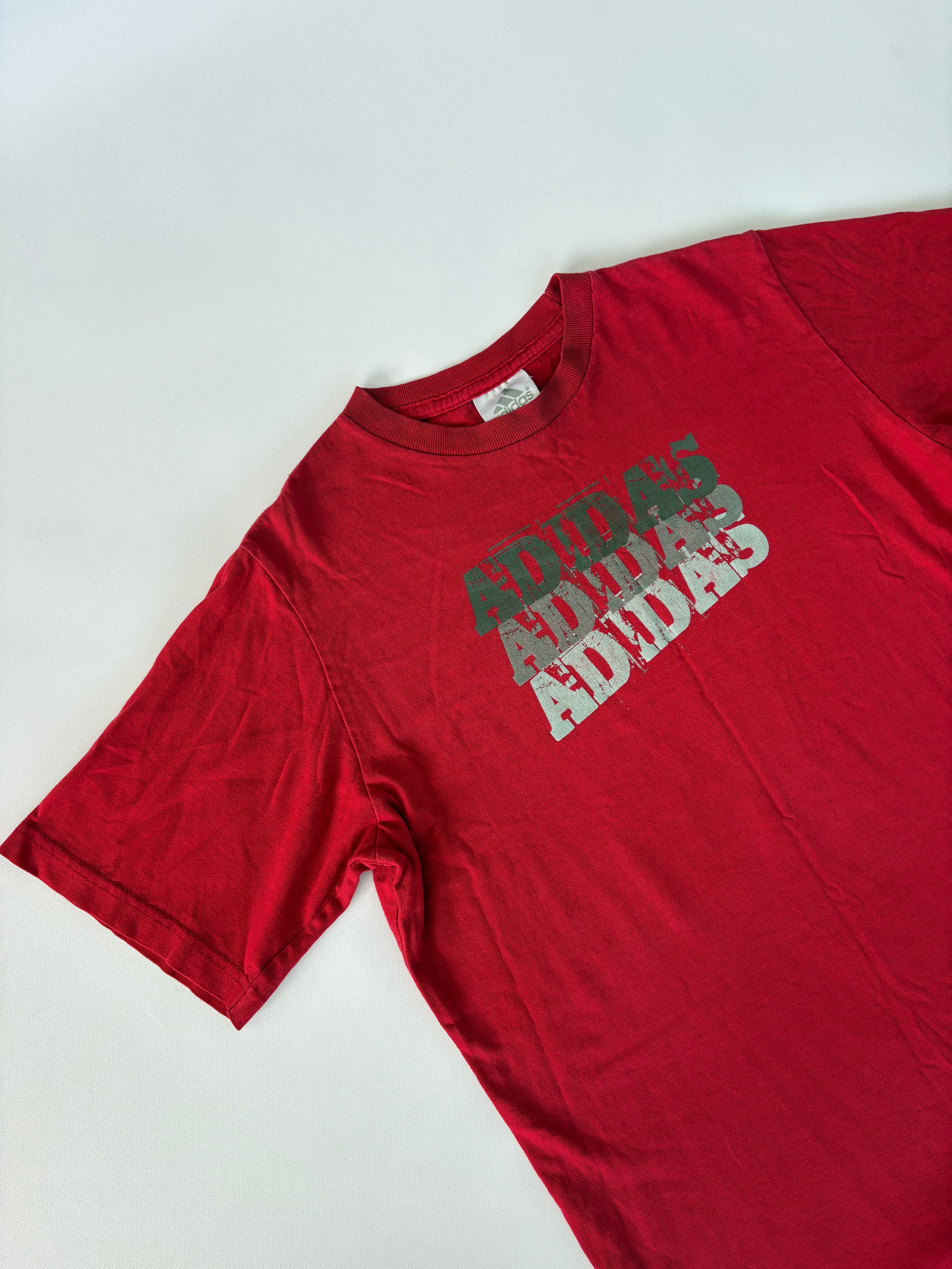 304 / Red Adidas Logo T-shirt