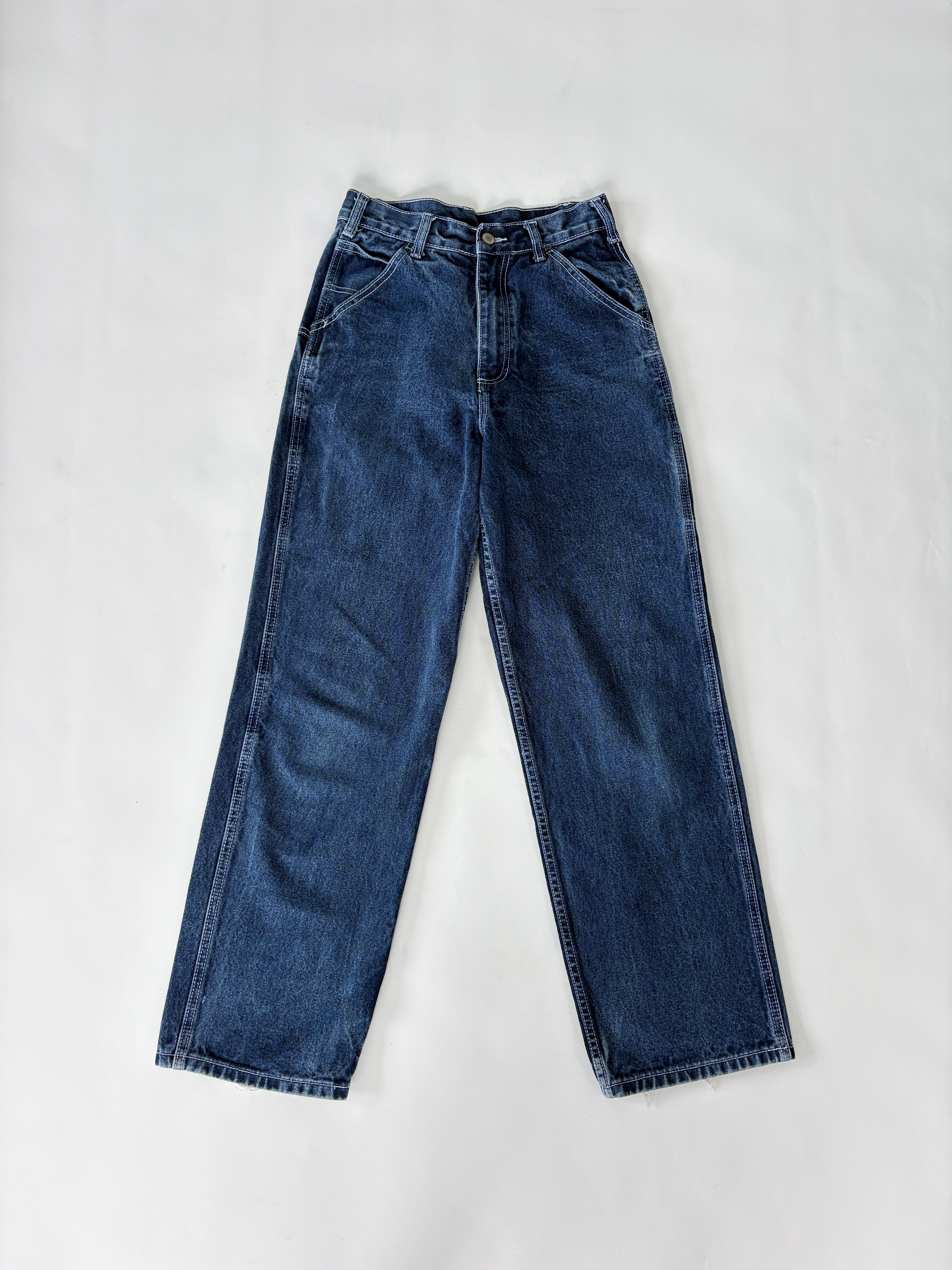 314 / Dark Wash Highrise Barrel Jeans