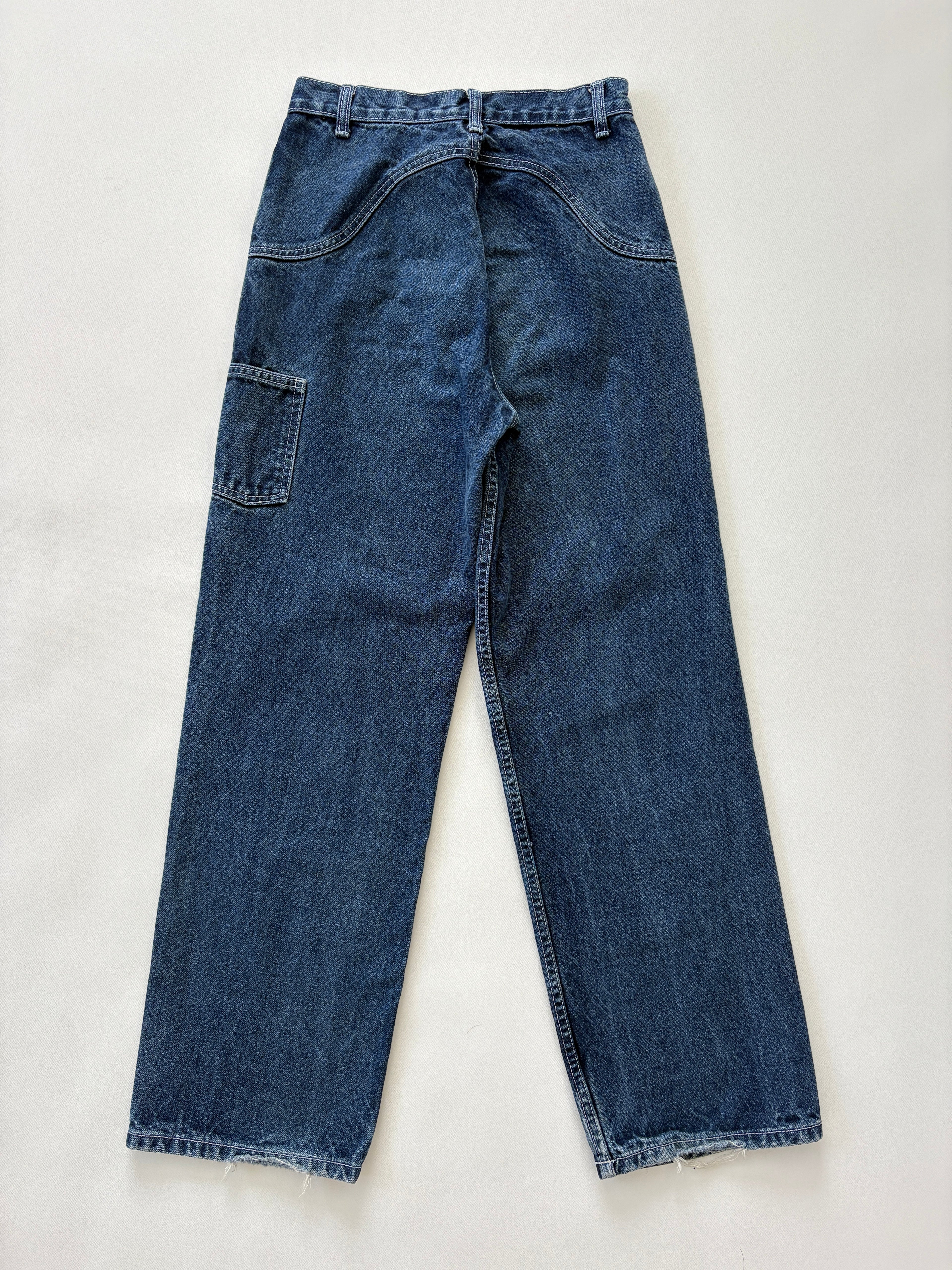 314 / Dark Wash Highrise Barrel Jeans