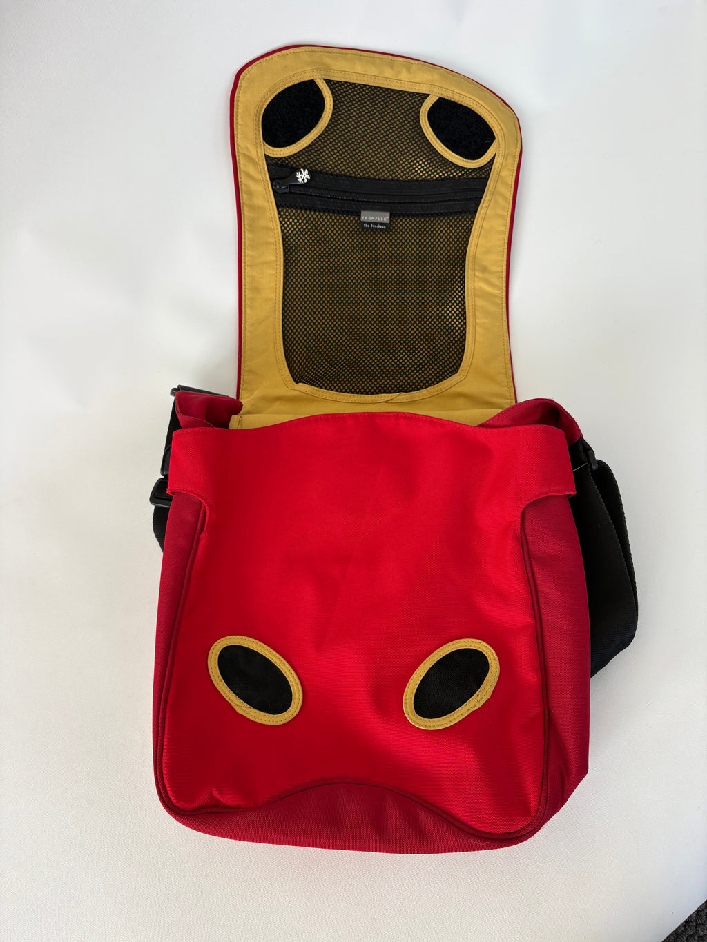 347 / Red & Yellow Crumpler Messanger Bag