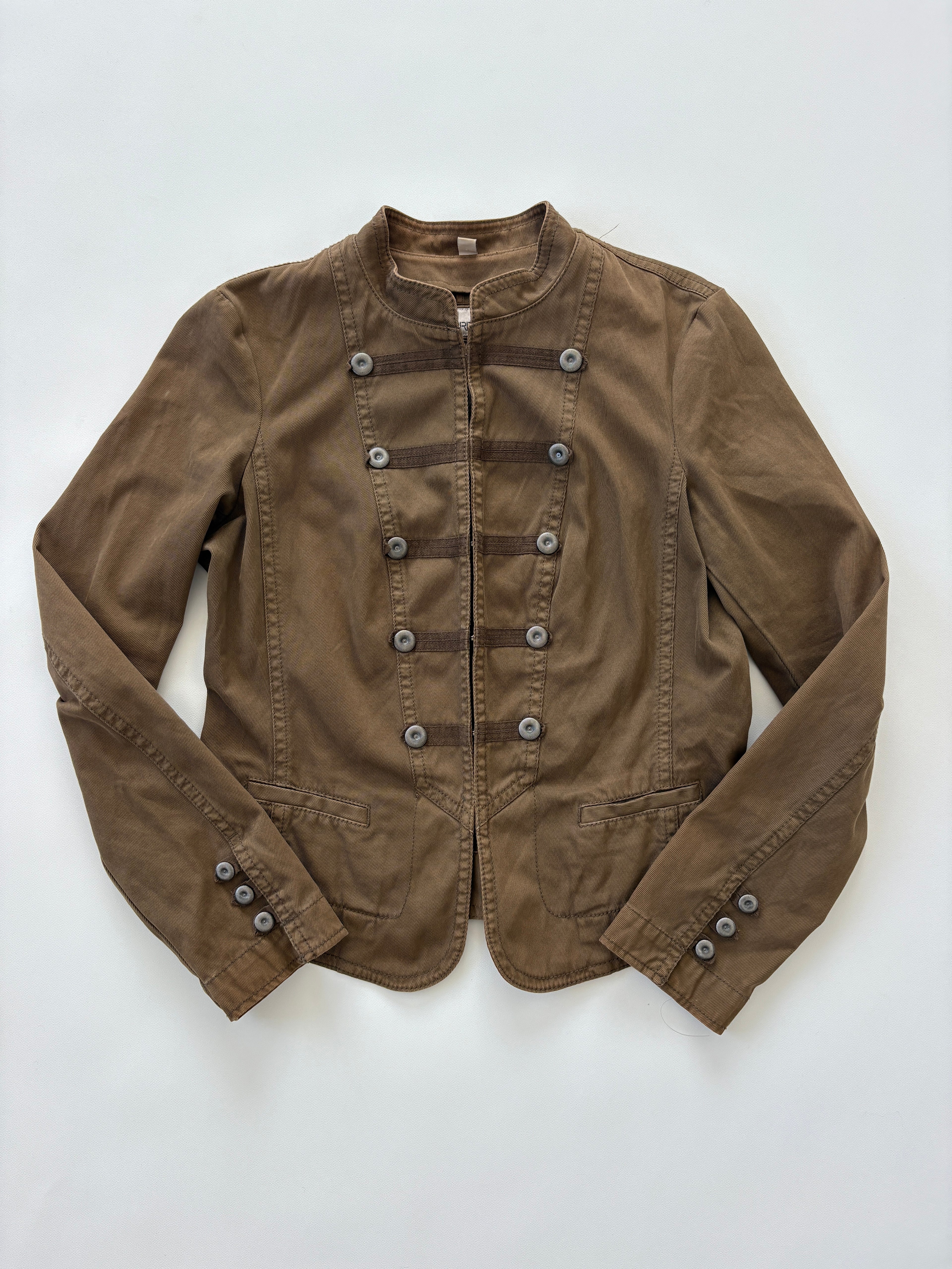 🔒 348 / Esprit Army Green Double Button Up Jacket