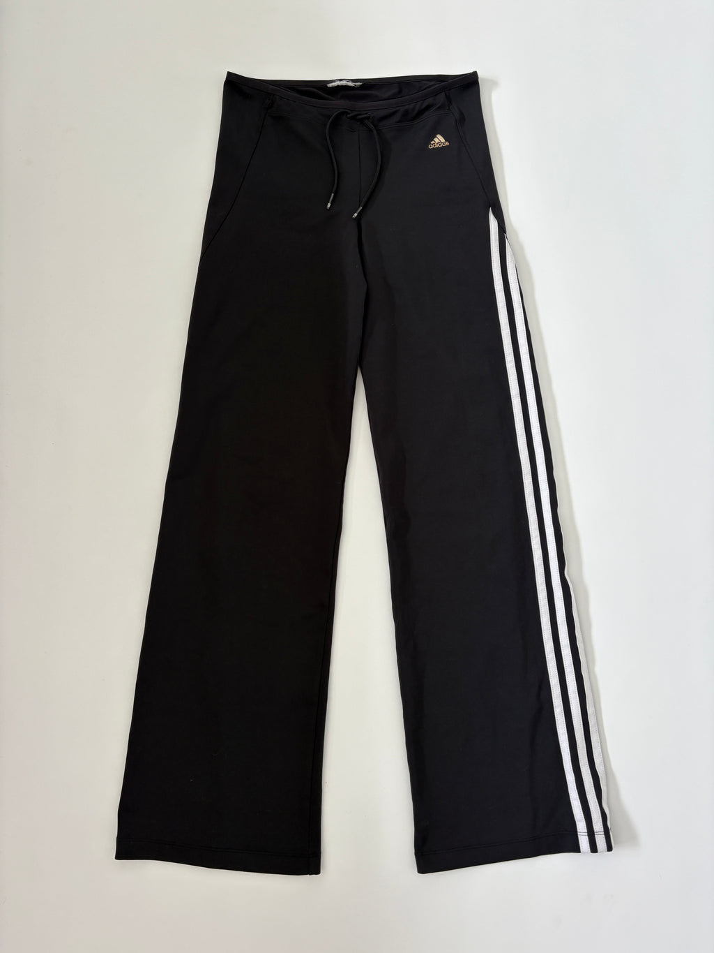 361 / Black Adidas Flares w/ Gold Loog