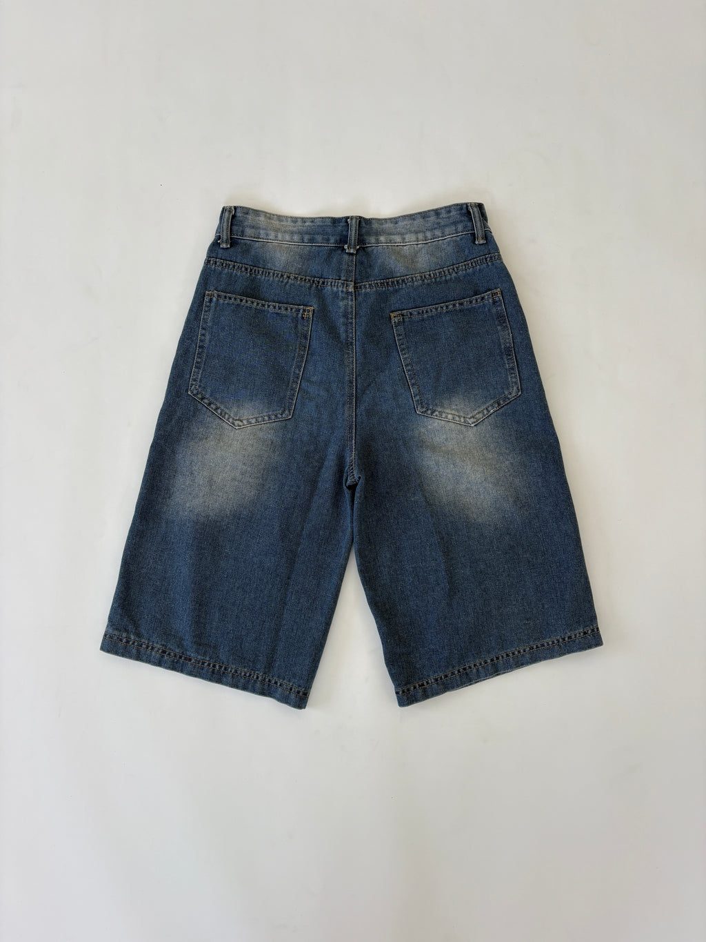 374 / Dark Denim Jorts w/ Patch Pockets