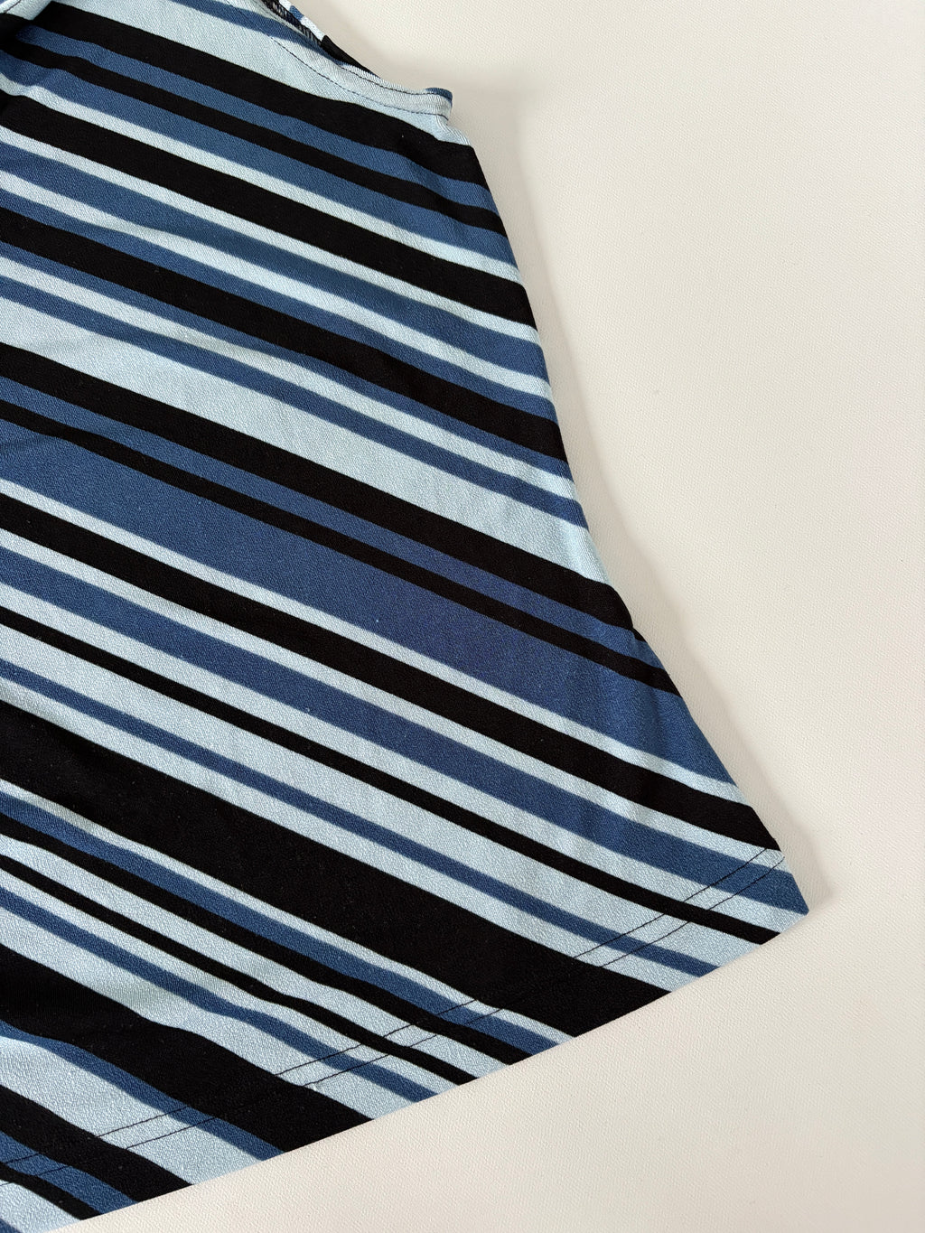 405 / Blue Vertical Striped Tank