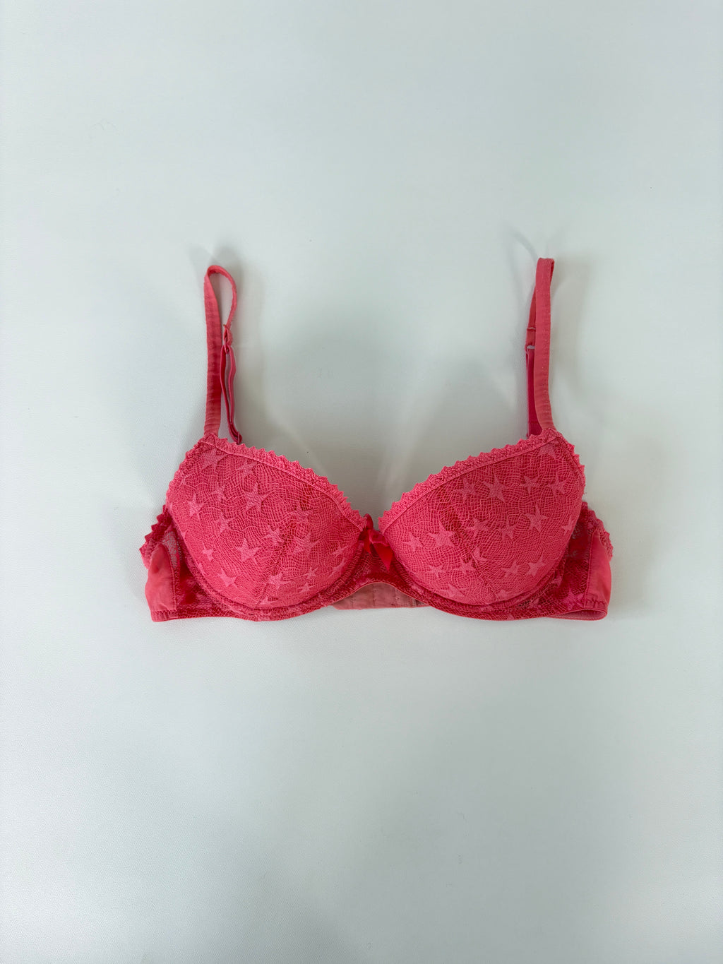 417 / Pink Lace Starry Bra