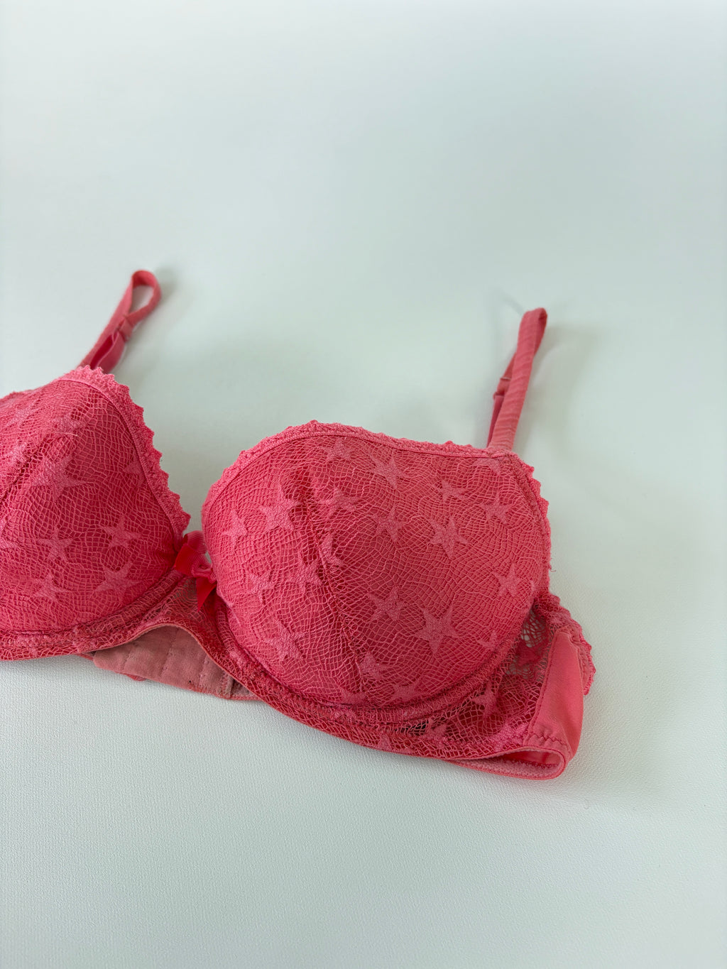 417 / Pink Lace Starry Bra