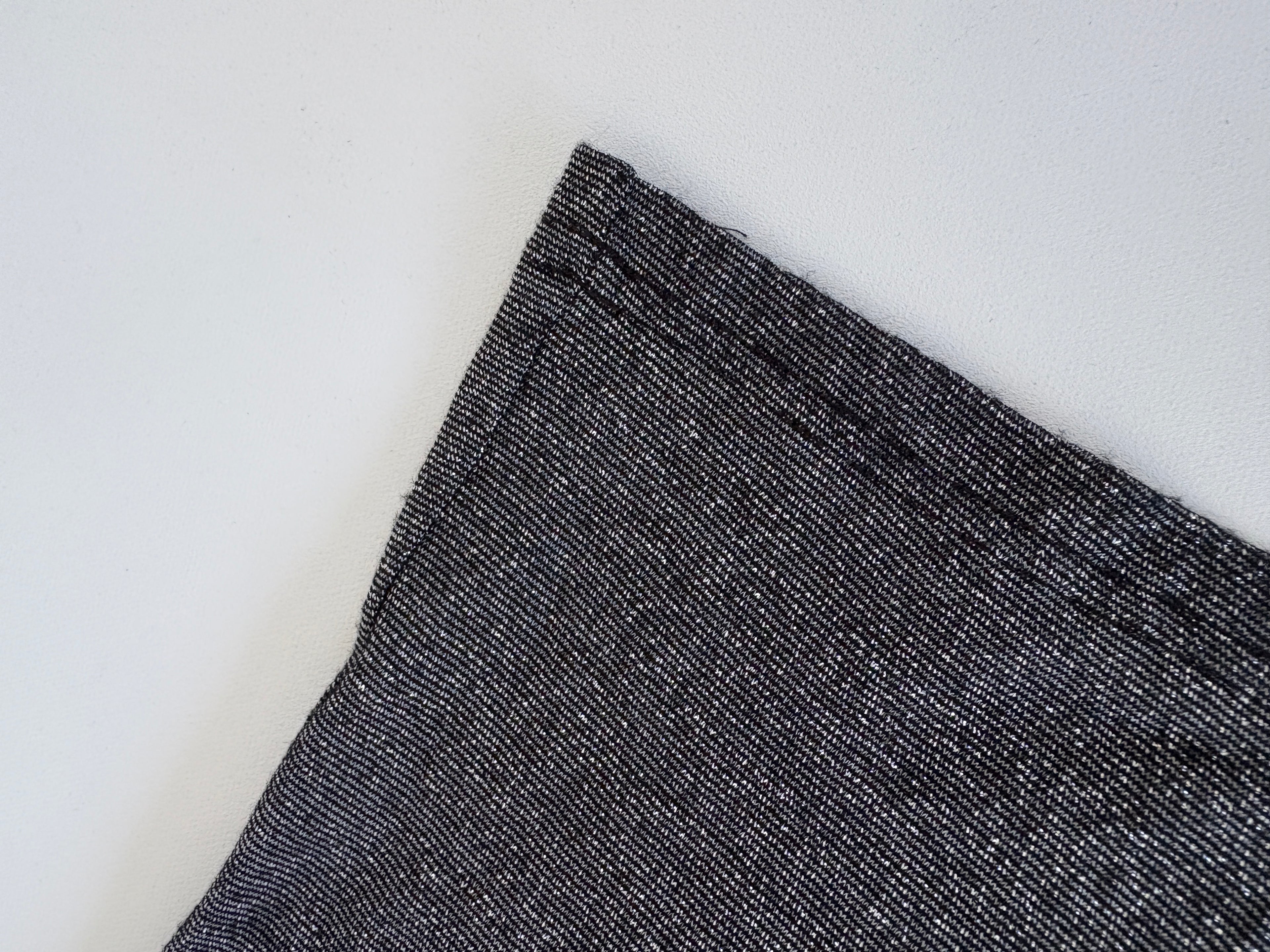 429 / Sparkly Grey Cow Neck Tank