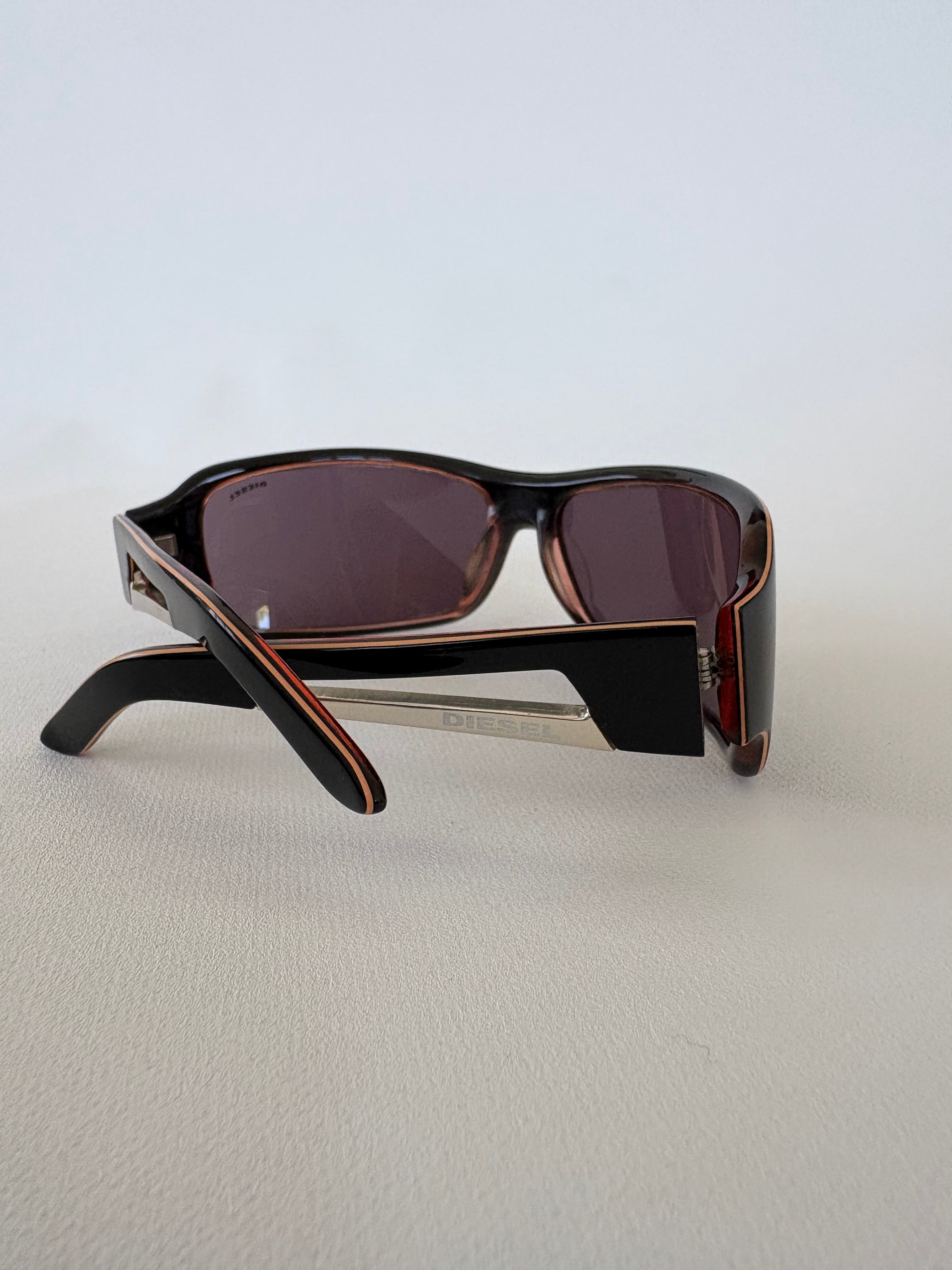 475 / Diesel Sunglasses w/ Orange Detailing