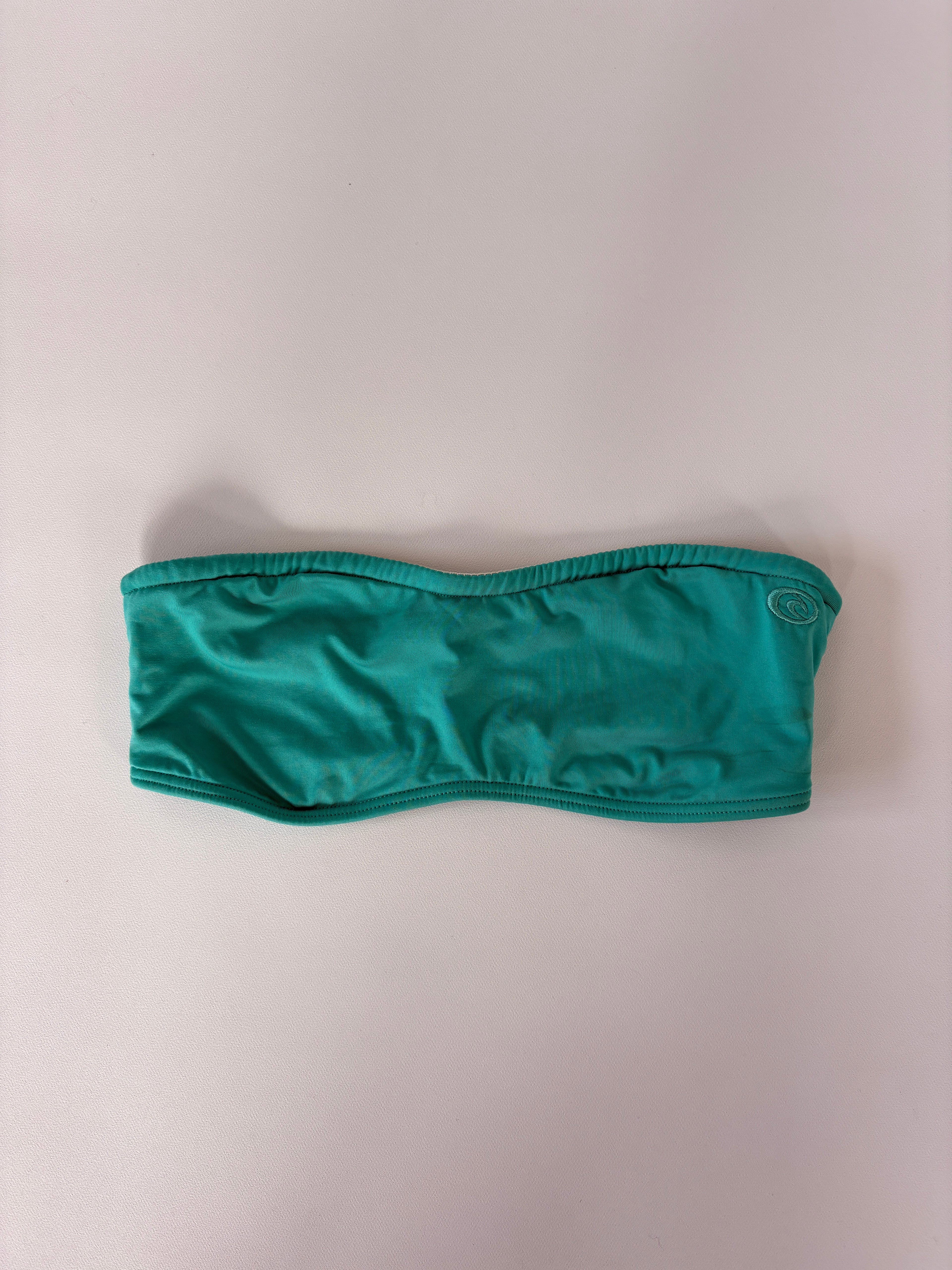 477 / Teal Ripcurl Bandeau Bikini Top