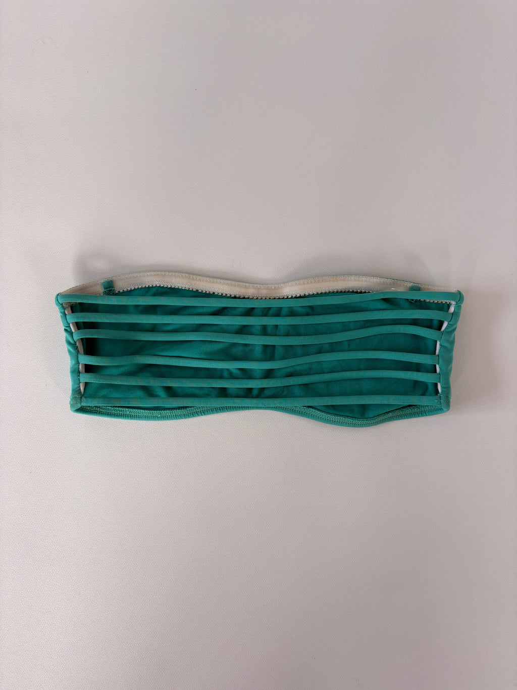 477 / Teal Ripcurl Bandeau Bikini Top