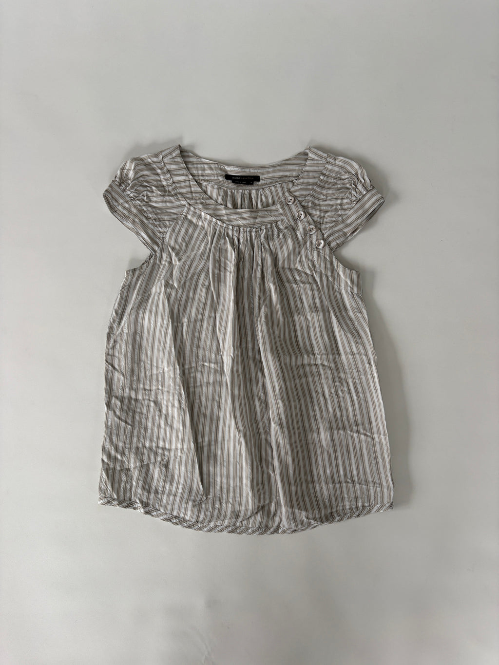 511 / Striped Cap Sleeve Blouse