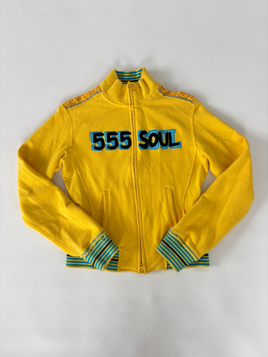 526 / Yellow '555 SOUL' Zip Up Jacket