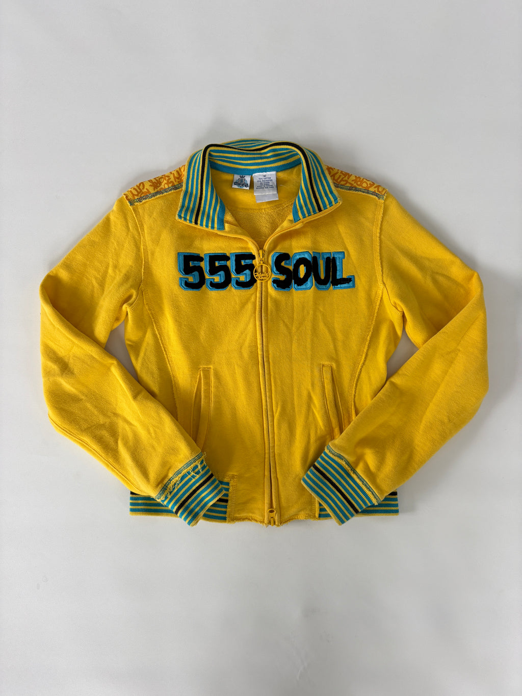 526 / Yellow '555 SOUL' Zip Up Jacket