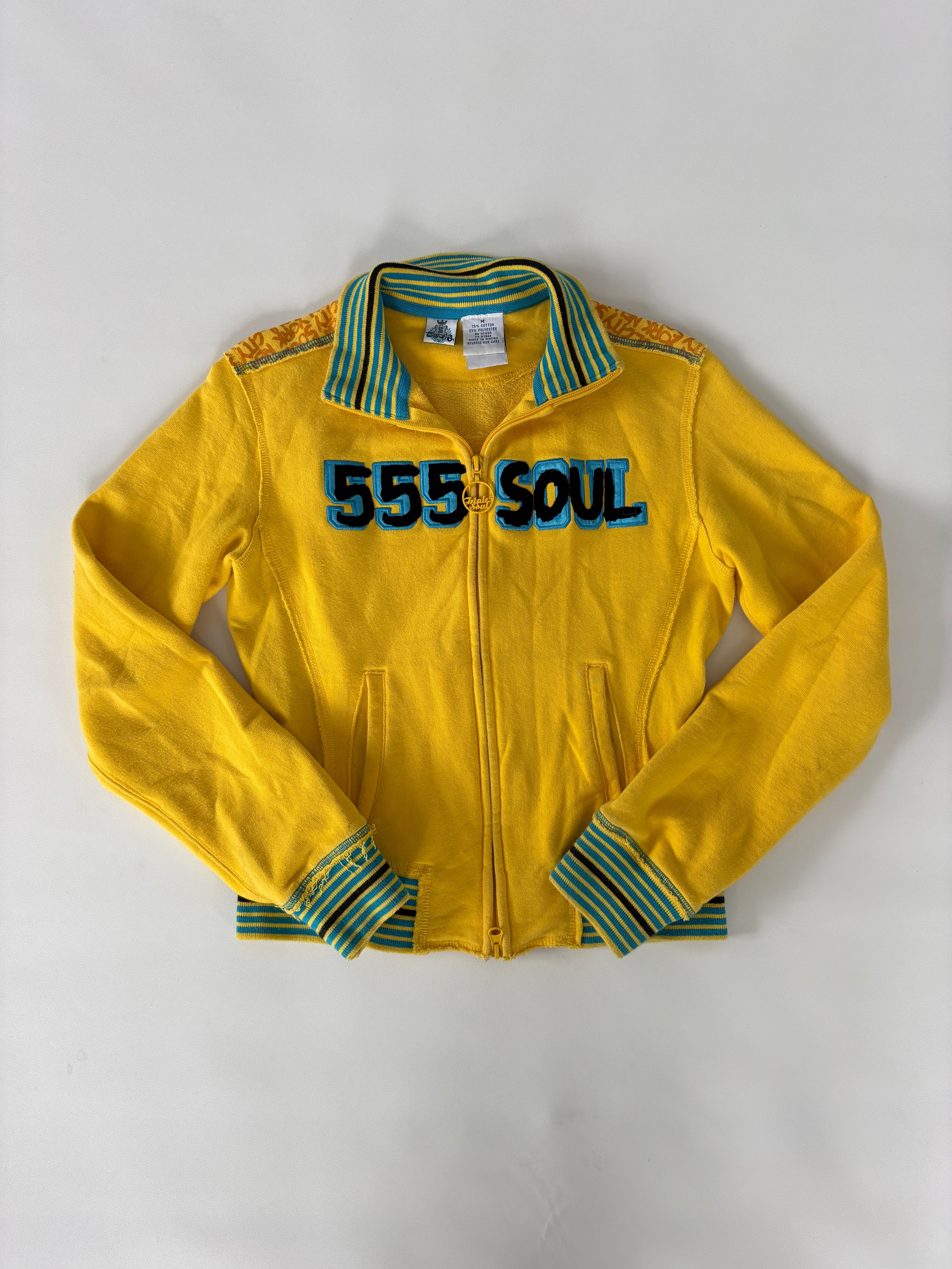 526 / Yellow '555 SOUL' Zip Up Jacket