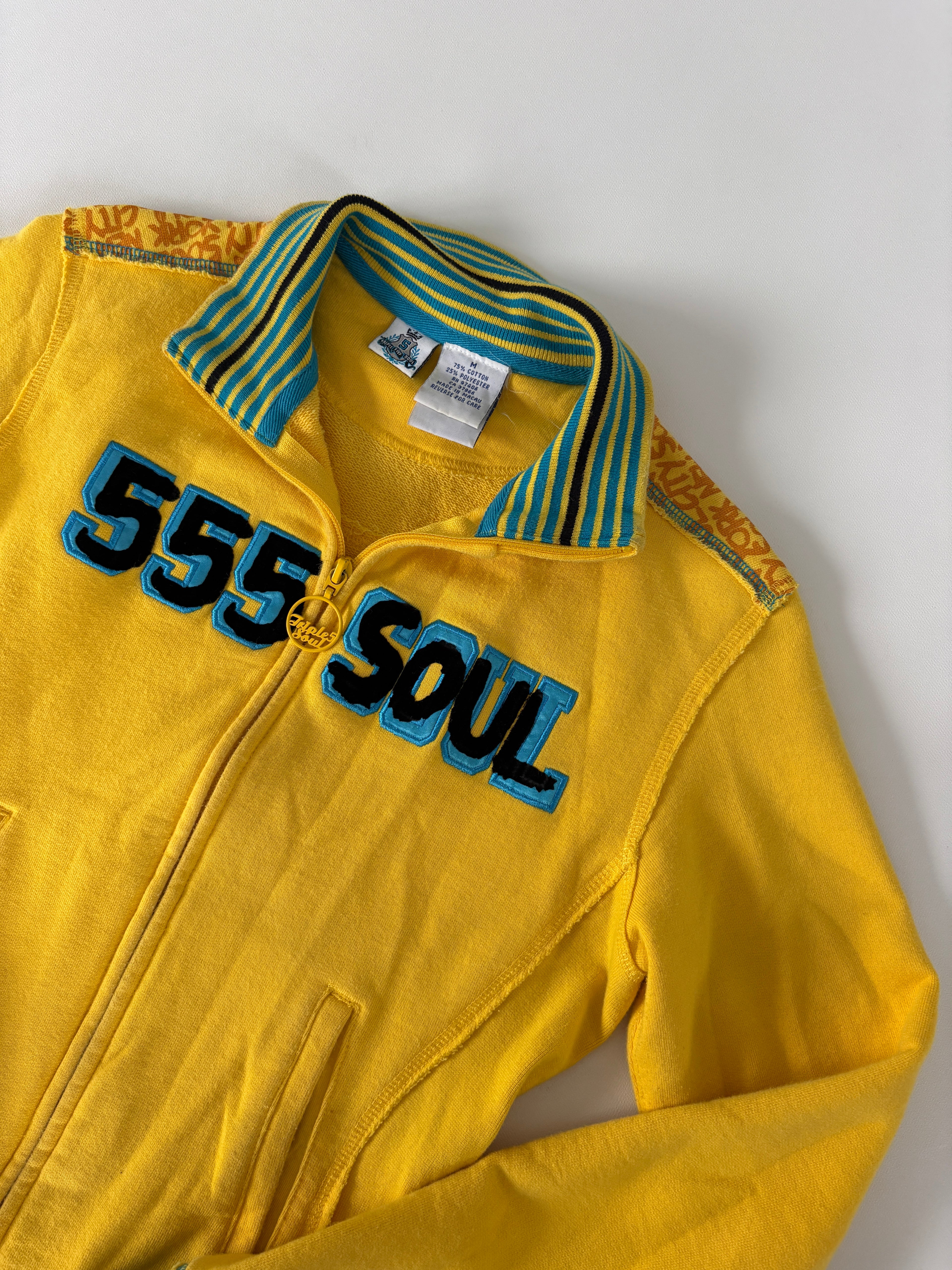 526 / Yellow '555 SOUL' Zip Up Jacket