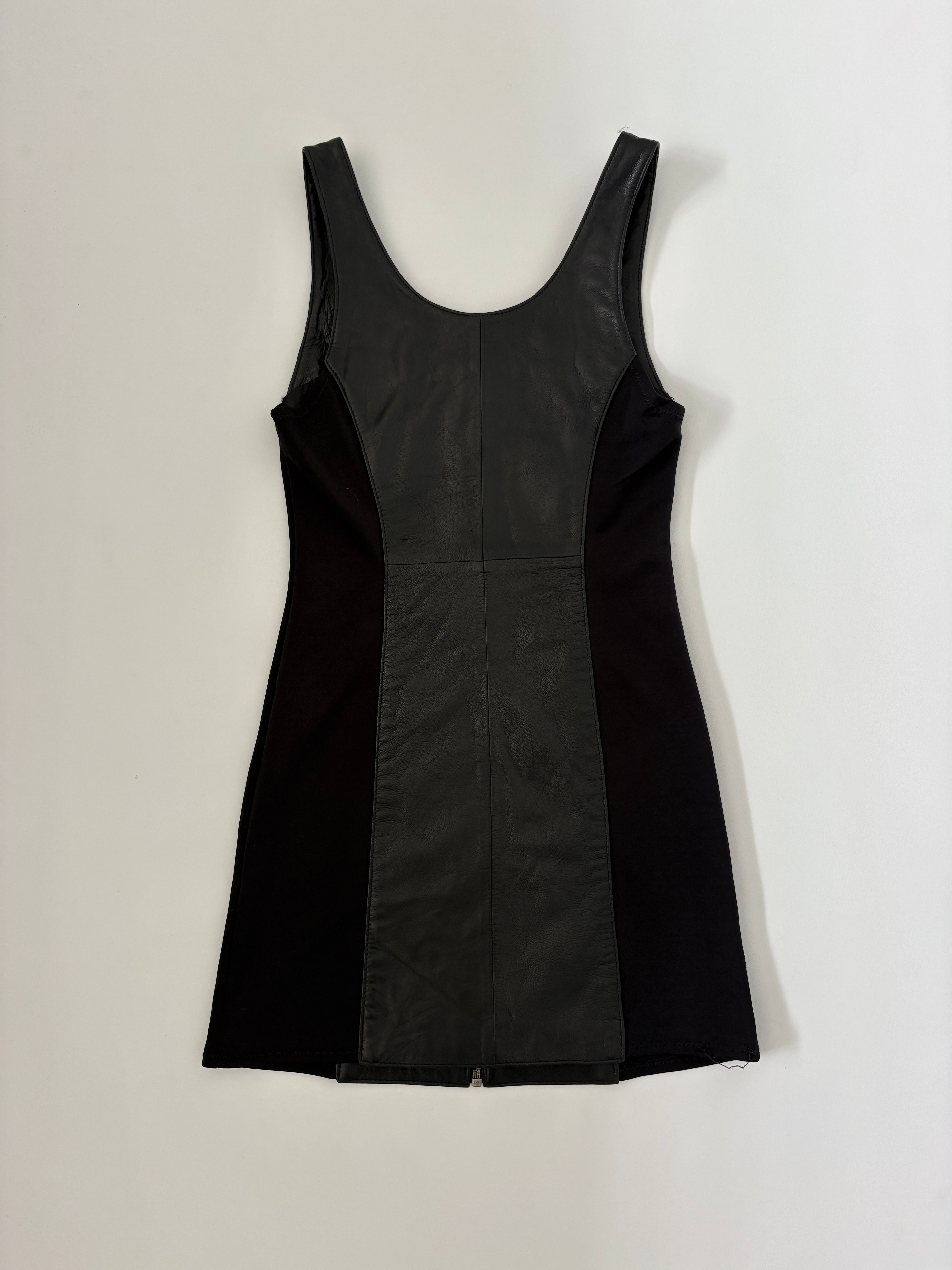 543 / Genuine Leather Dress