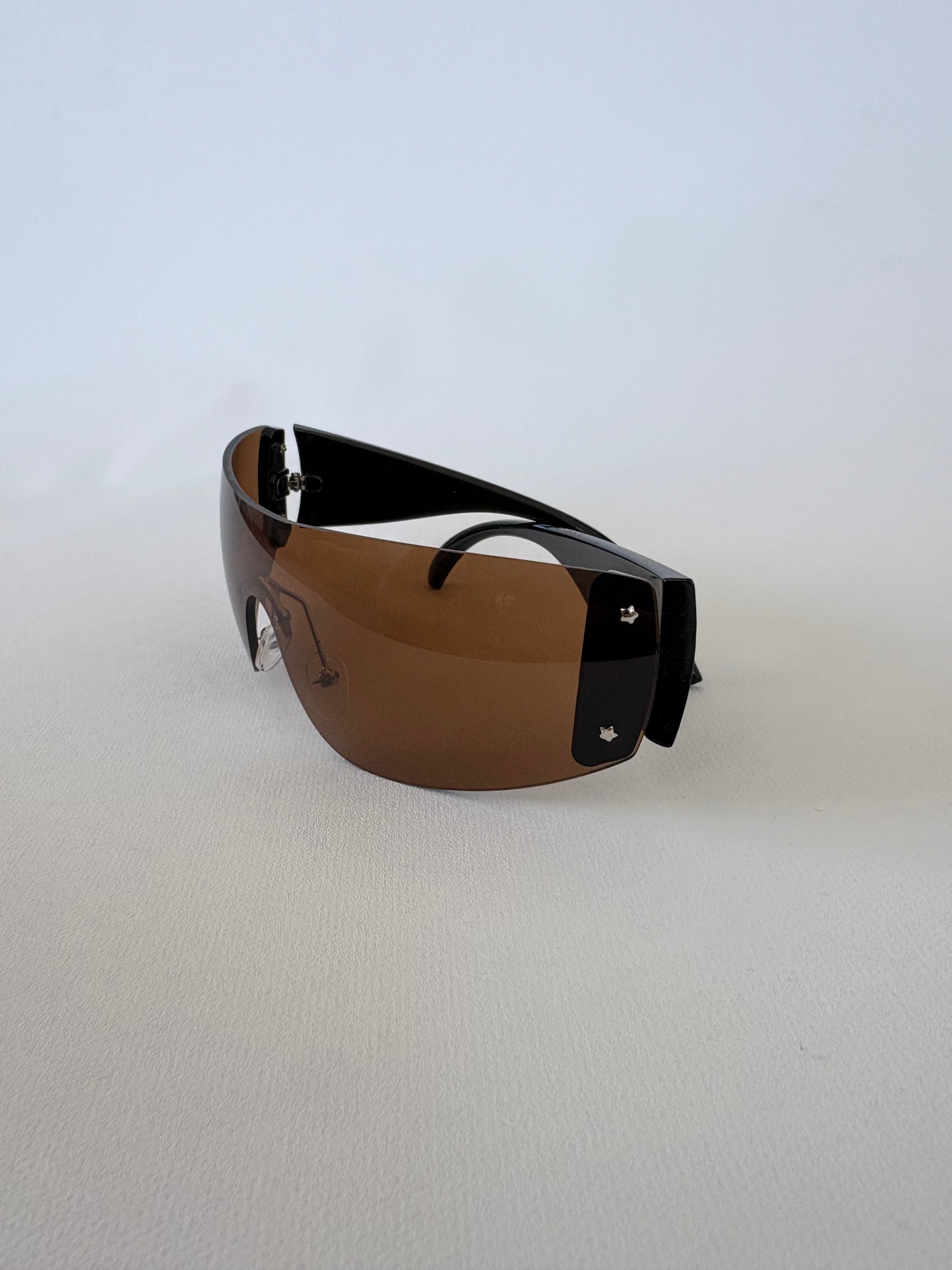 546 / Brown Panel Sunglasses