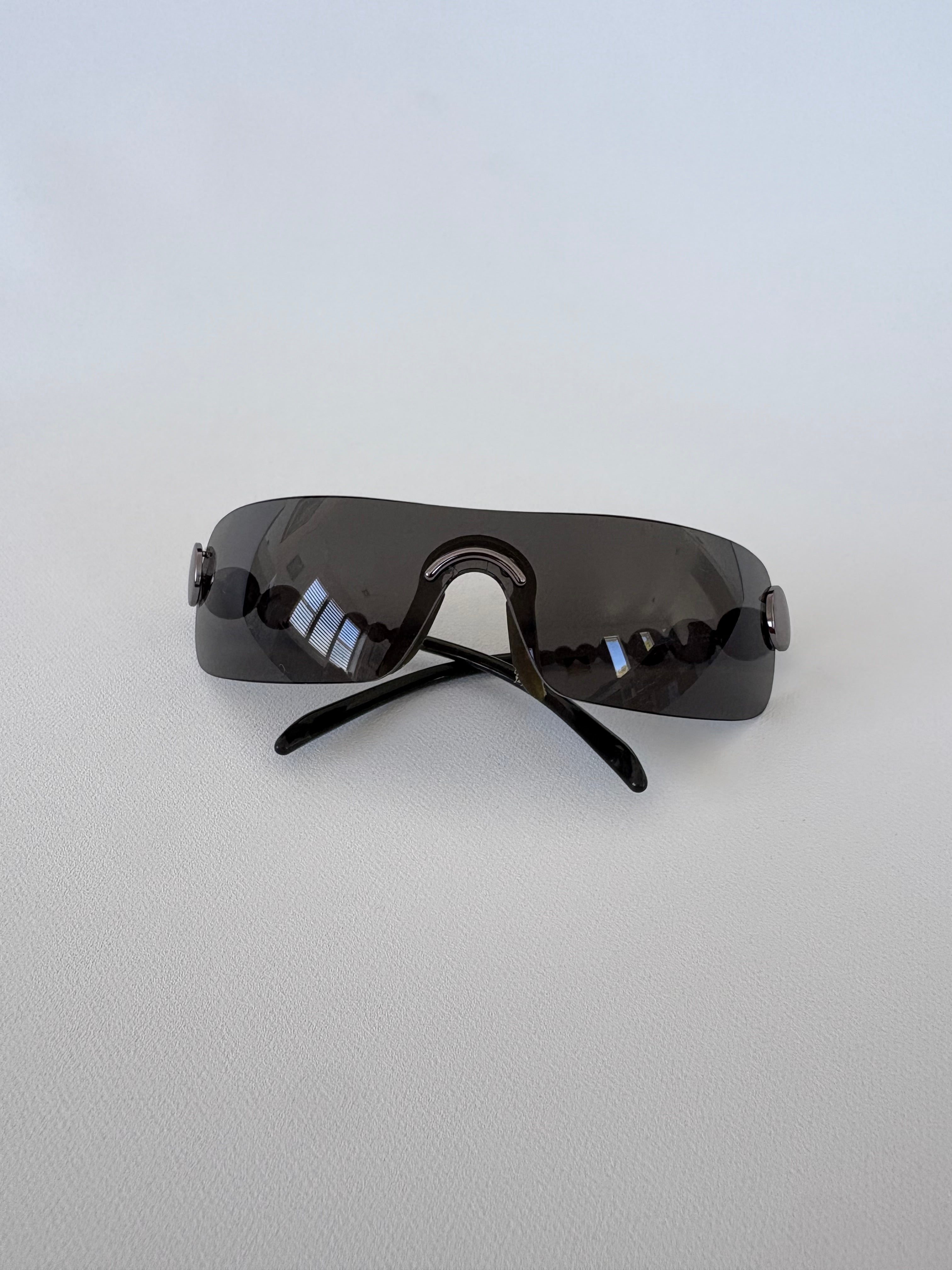 550 / Dior Ruthenium Rimless Sunglasses