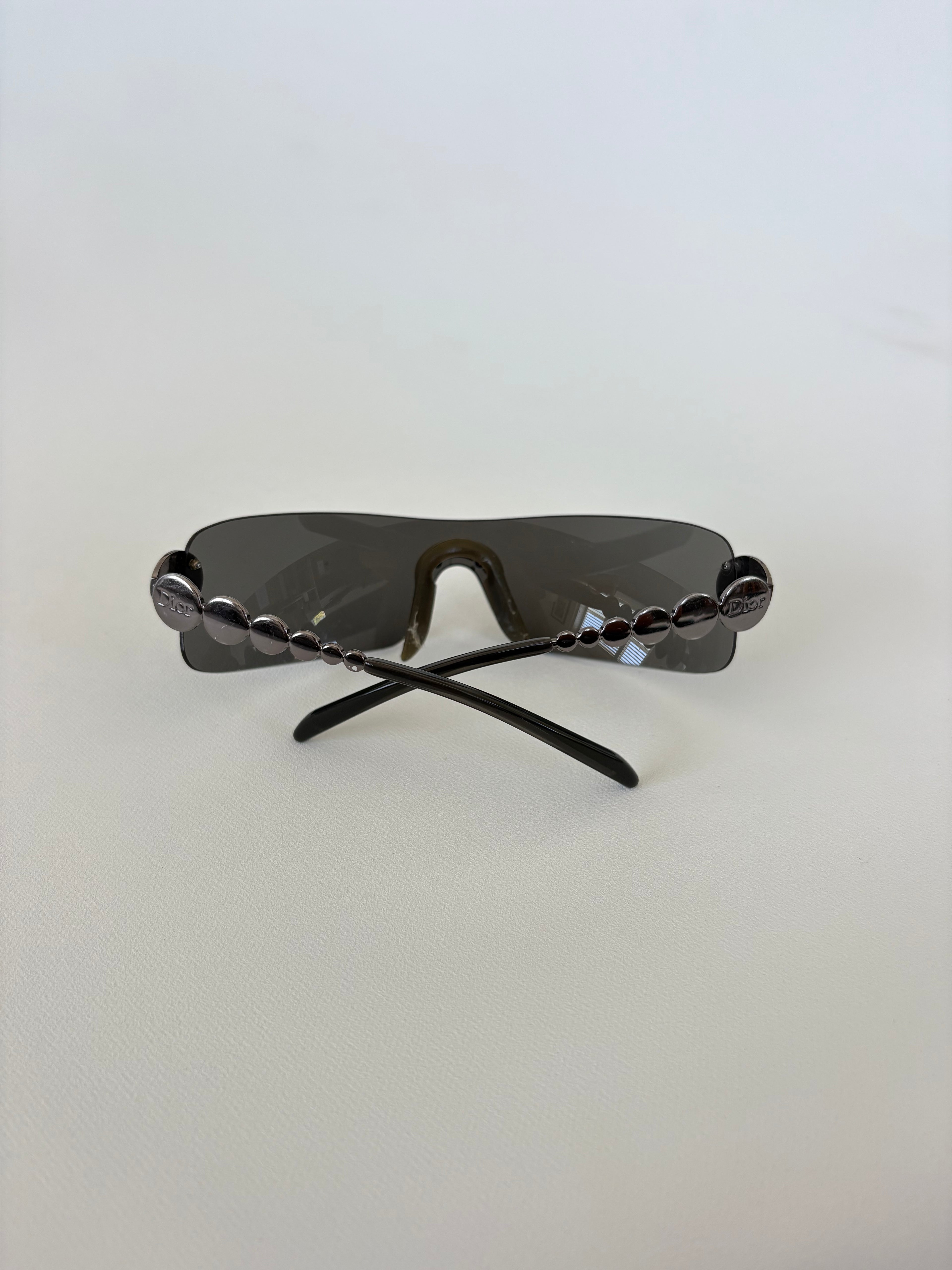 550 / Dior Ruthenium Rimless Sunglasses