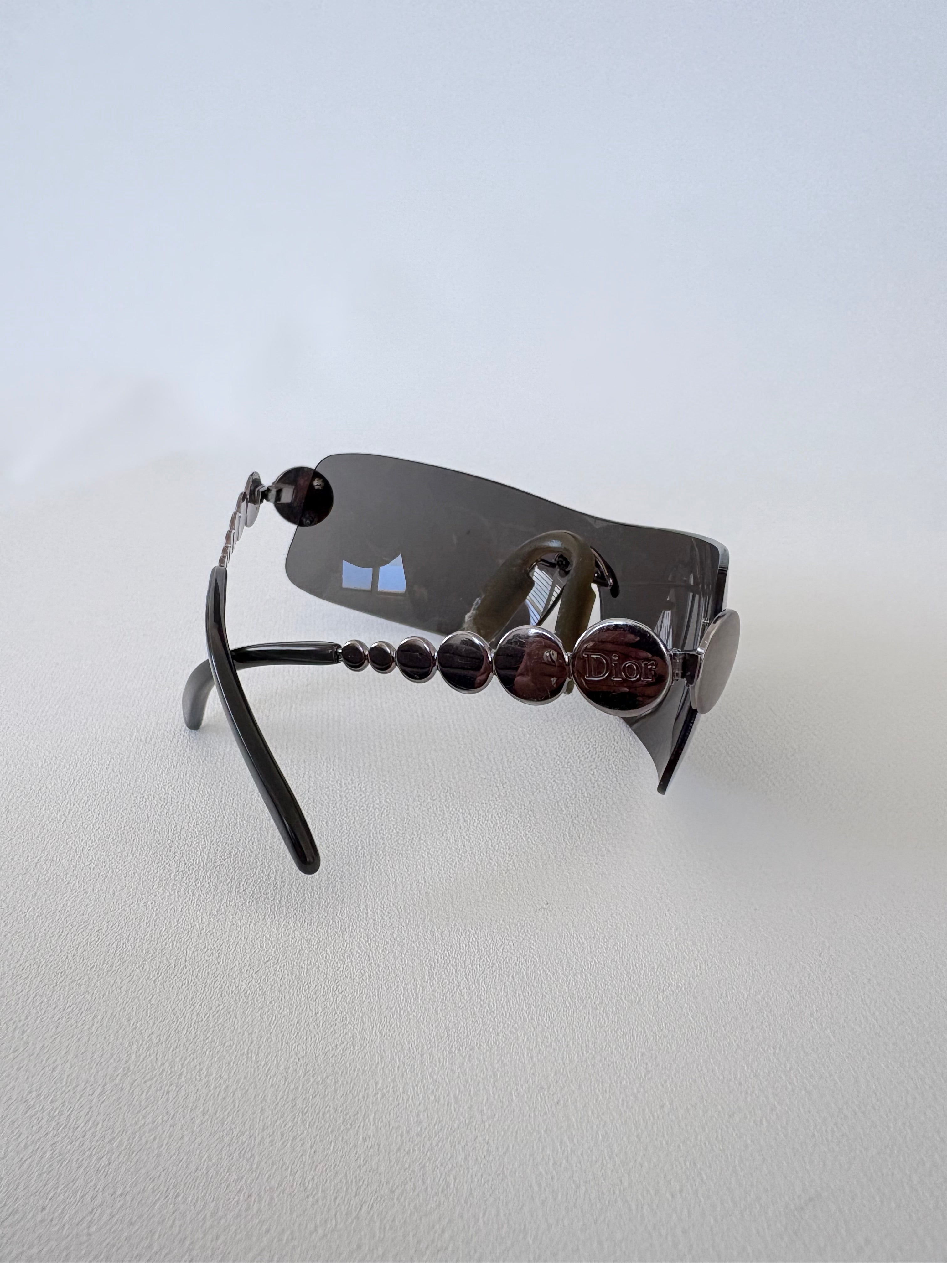 550 / Dior Ruthenium Rimless Sunglasses