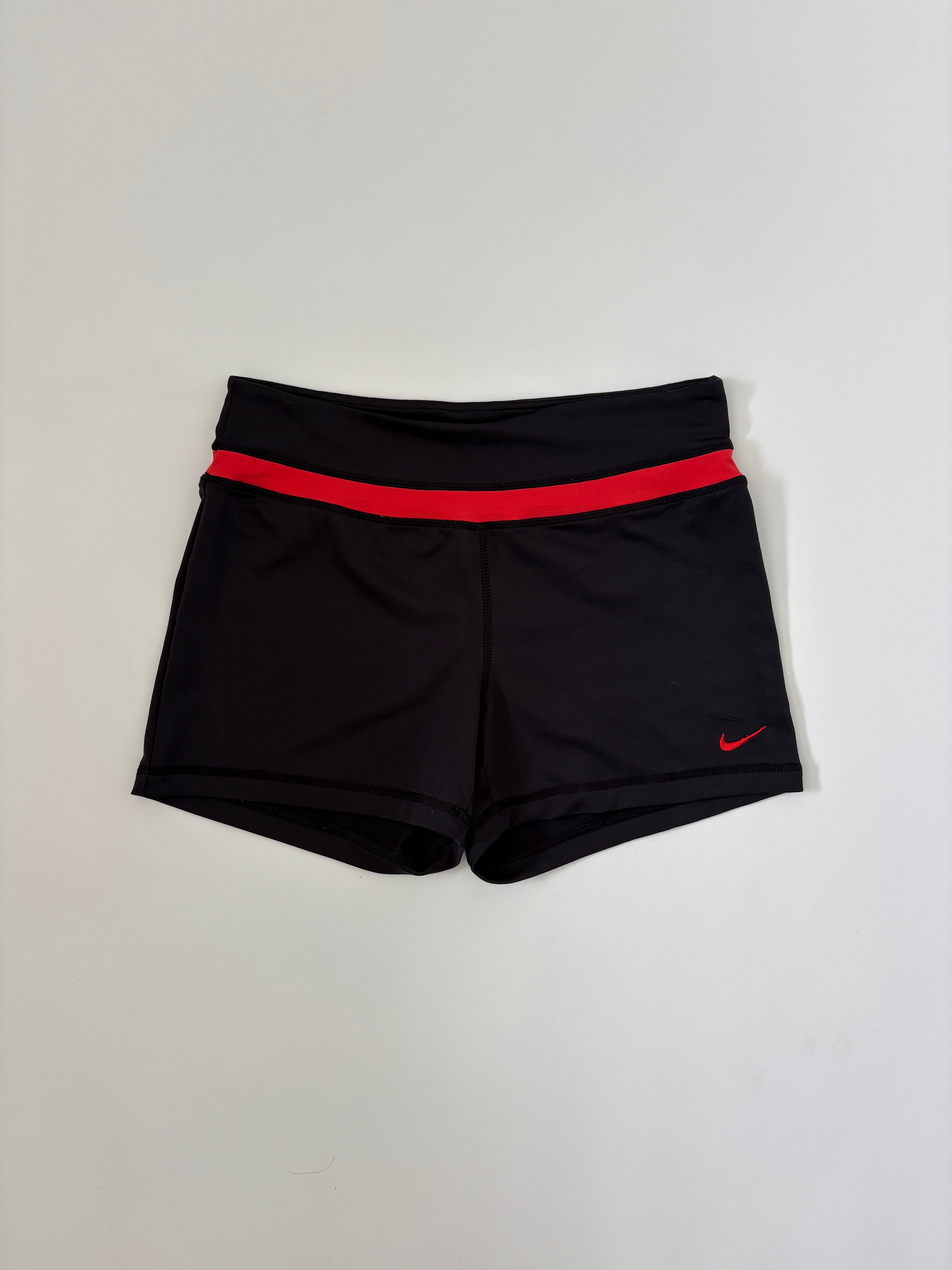 596 / Black Nike Shorts w/ Red Details