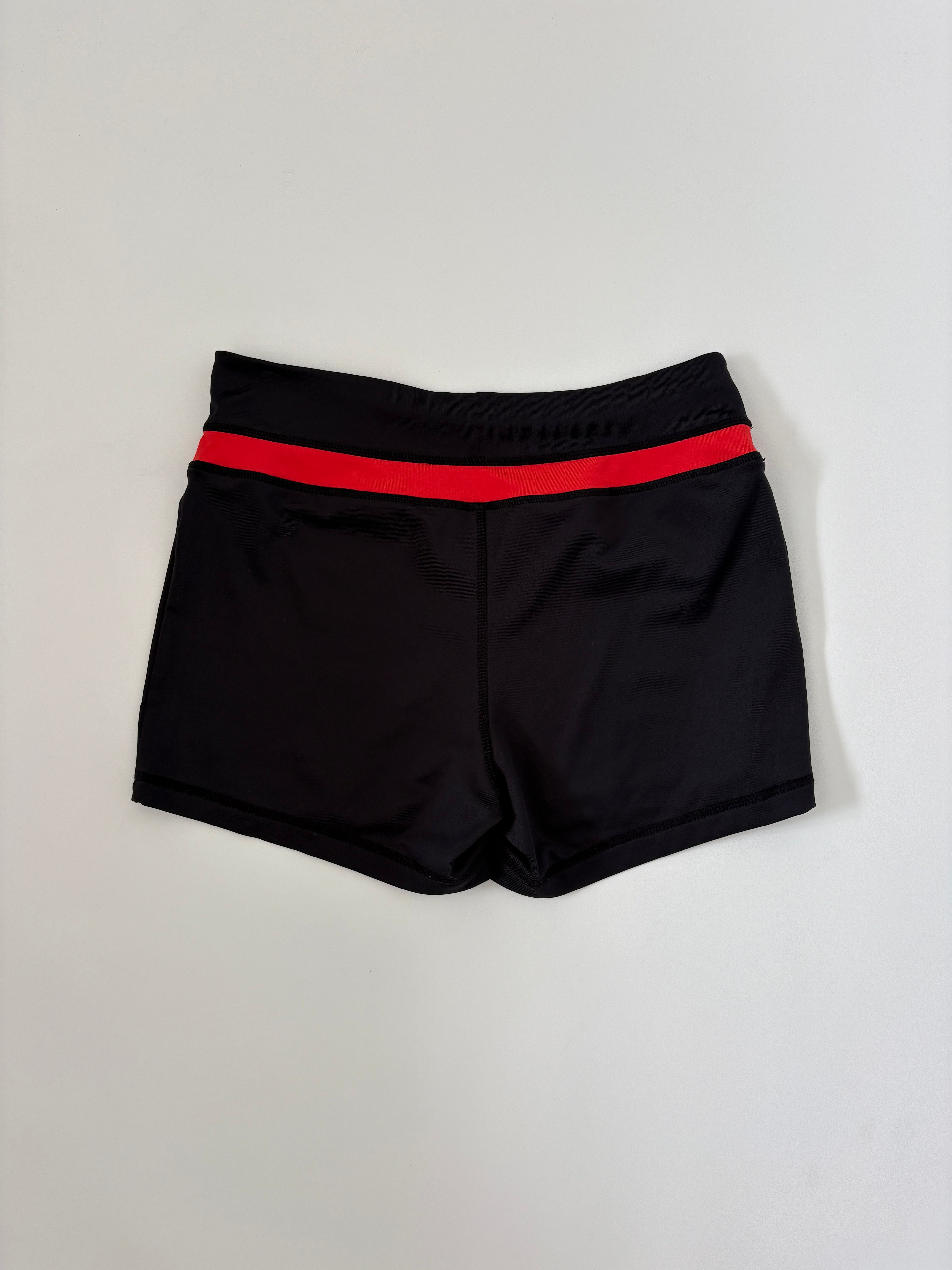596 / Black Nike Shorts w/ Red Details