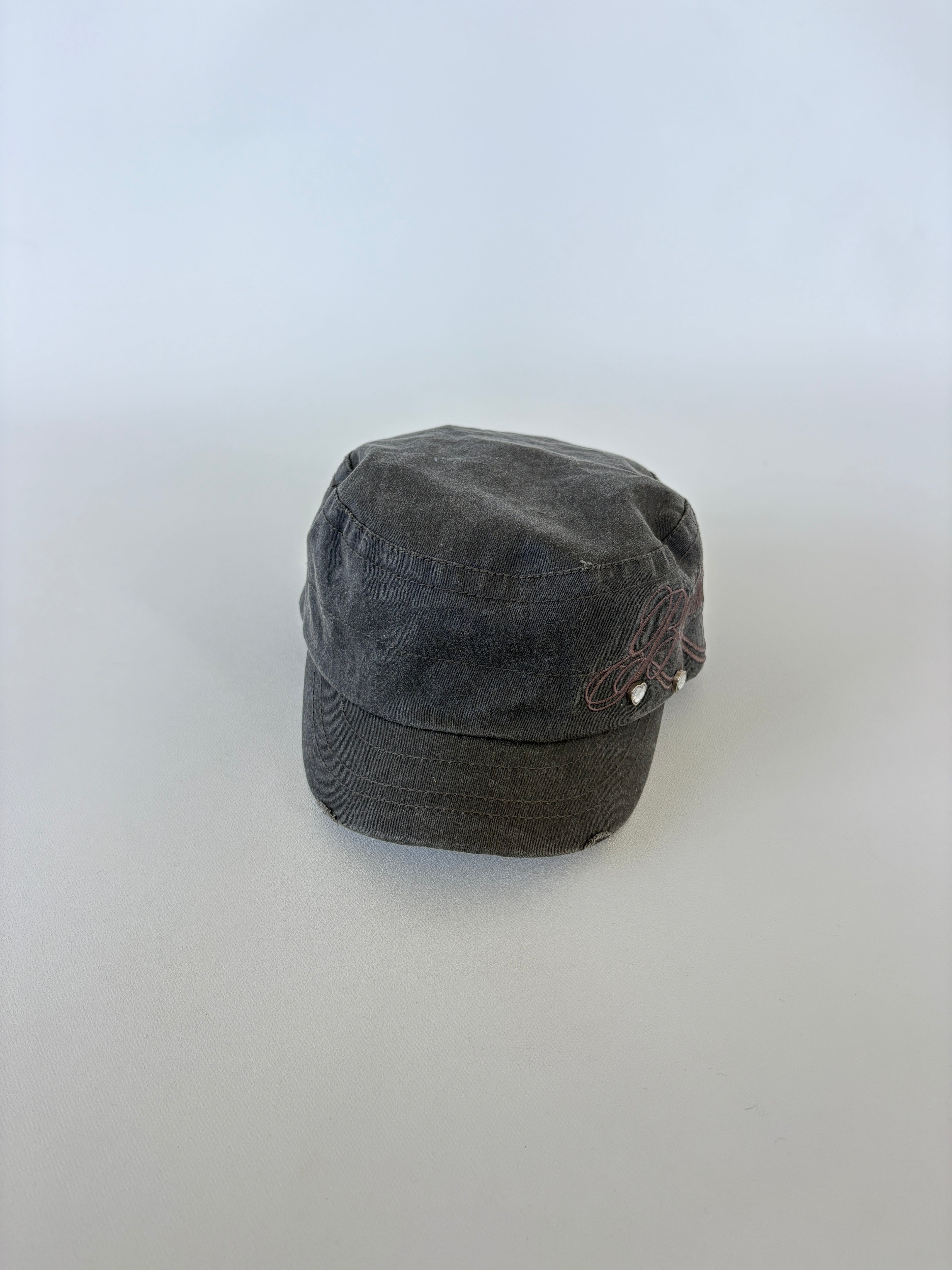 608 / Grey Billabong Flat Top Hat