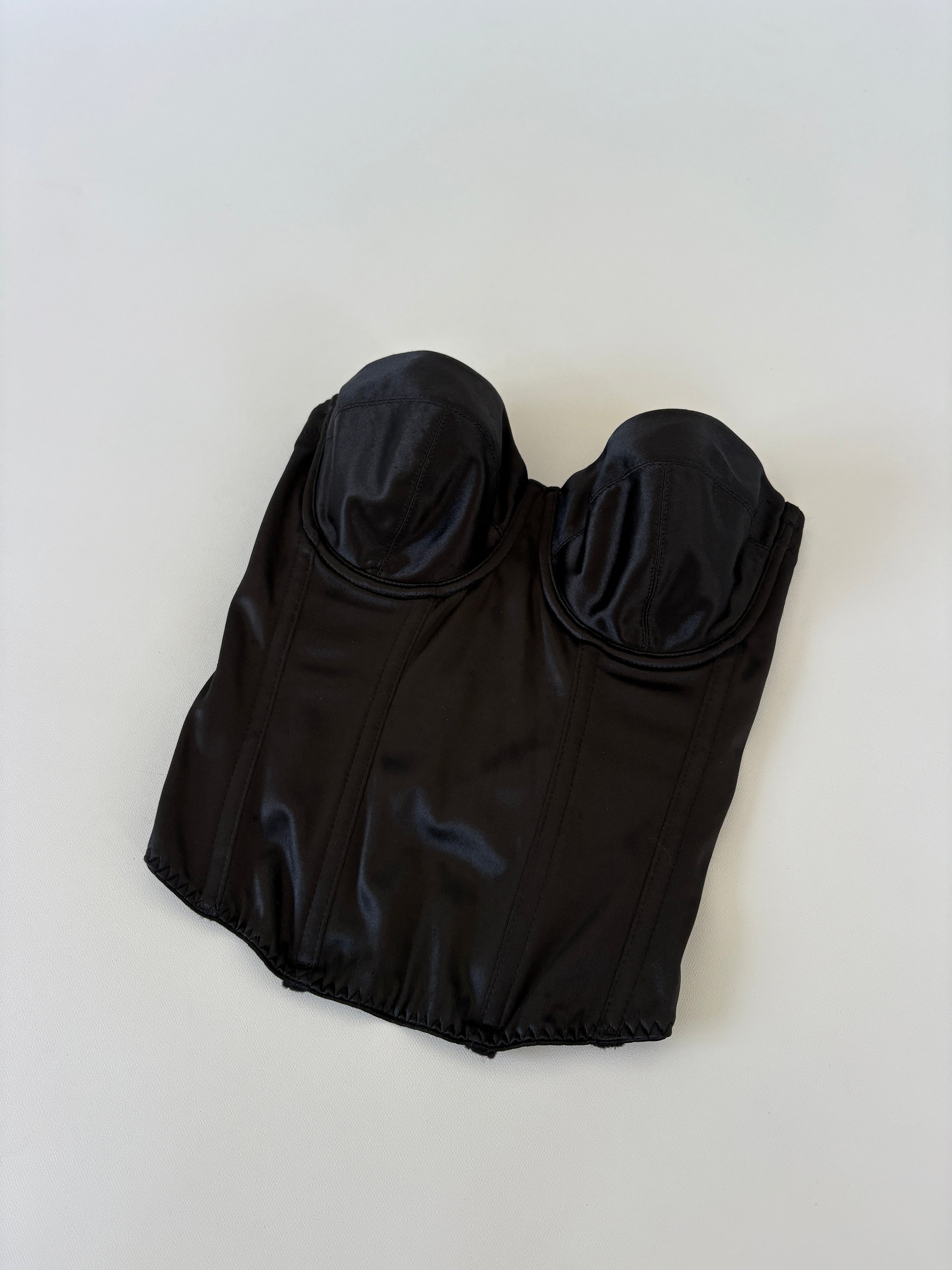 609 / Satin Strapless Croset
