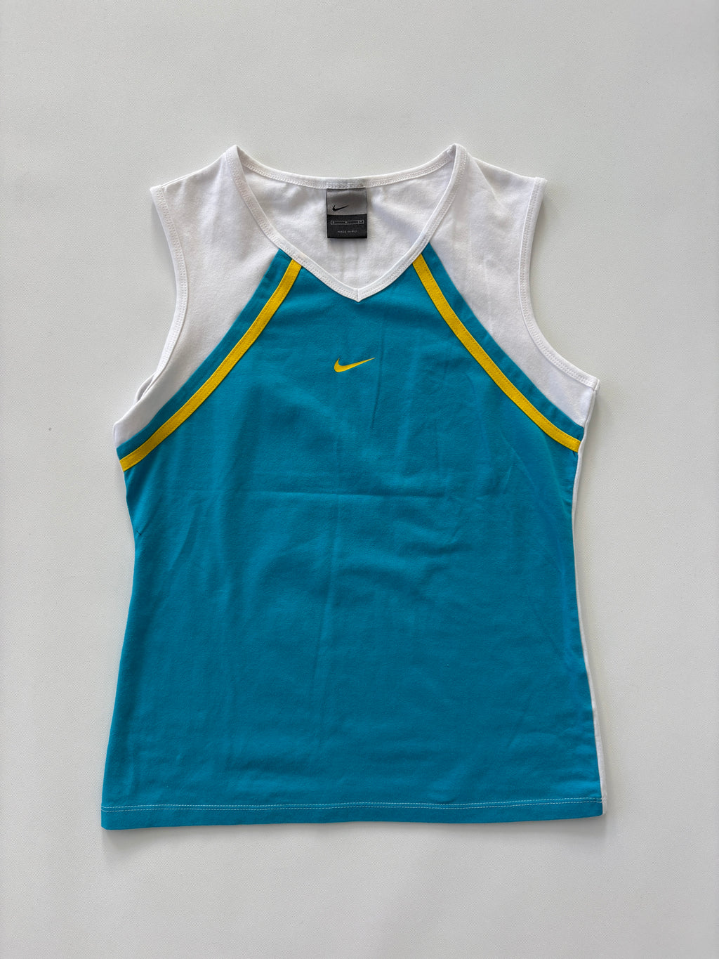 658 / Vintage Nike Blue & Yellow Tank