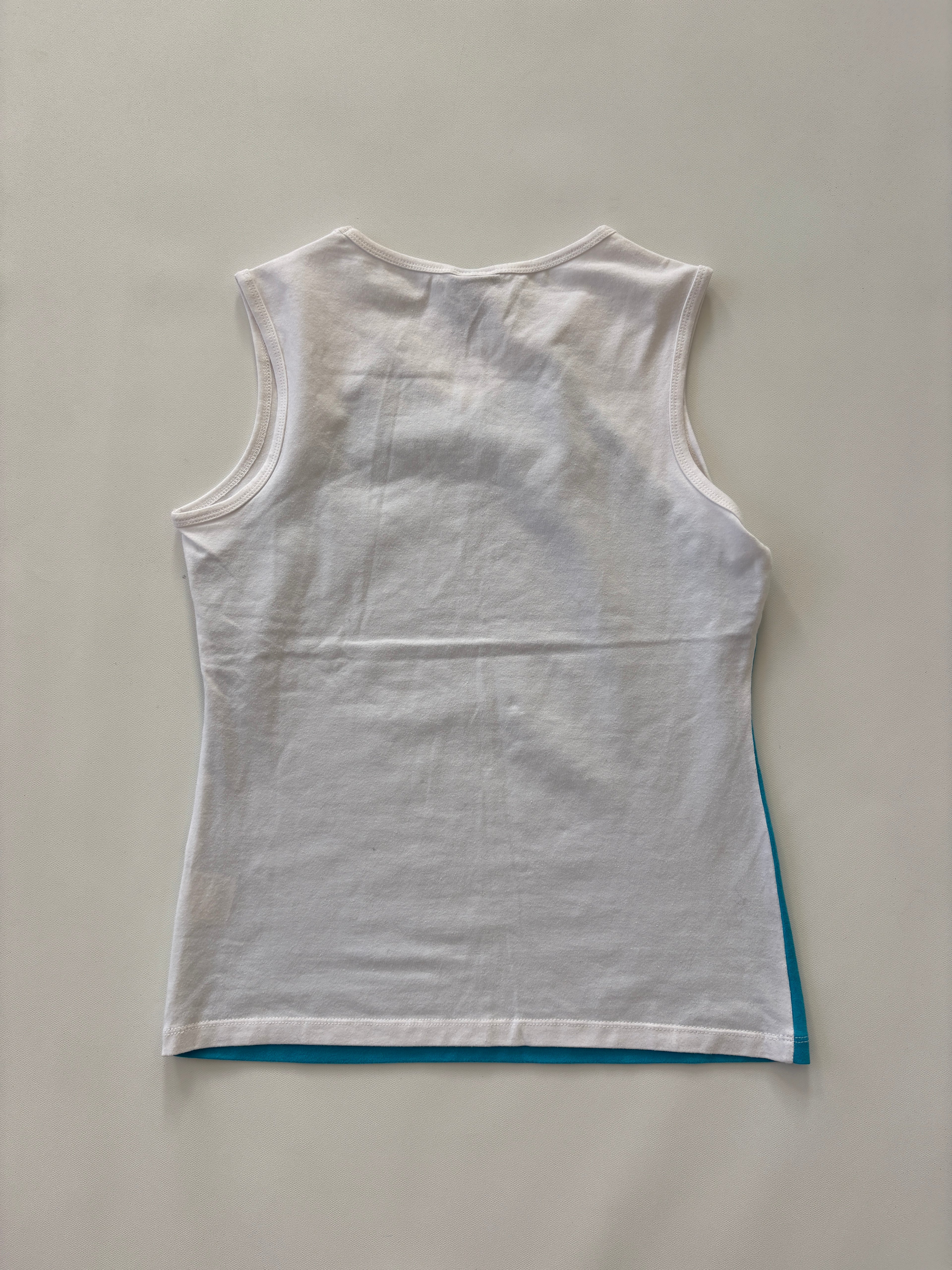 658 / Vintage Nike Blue & Yellow Tank
