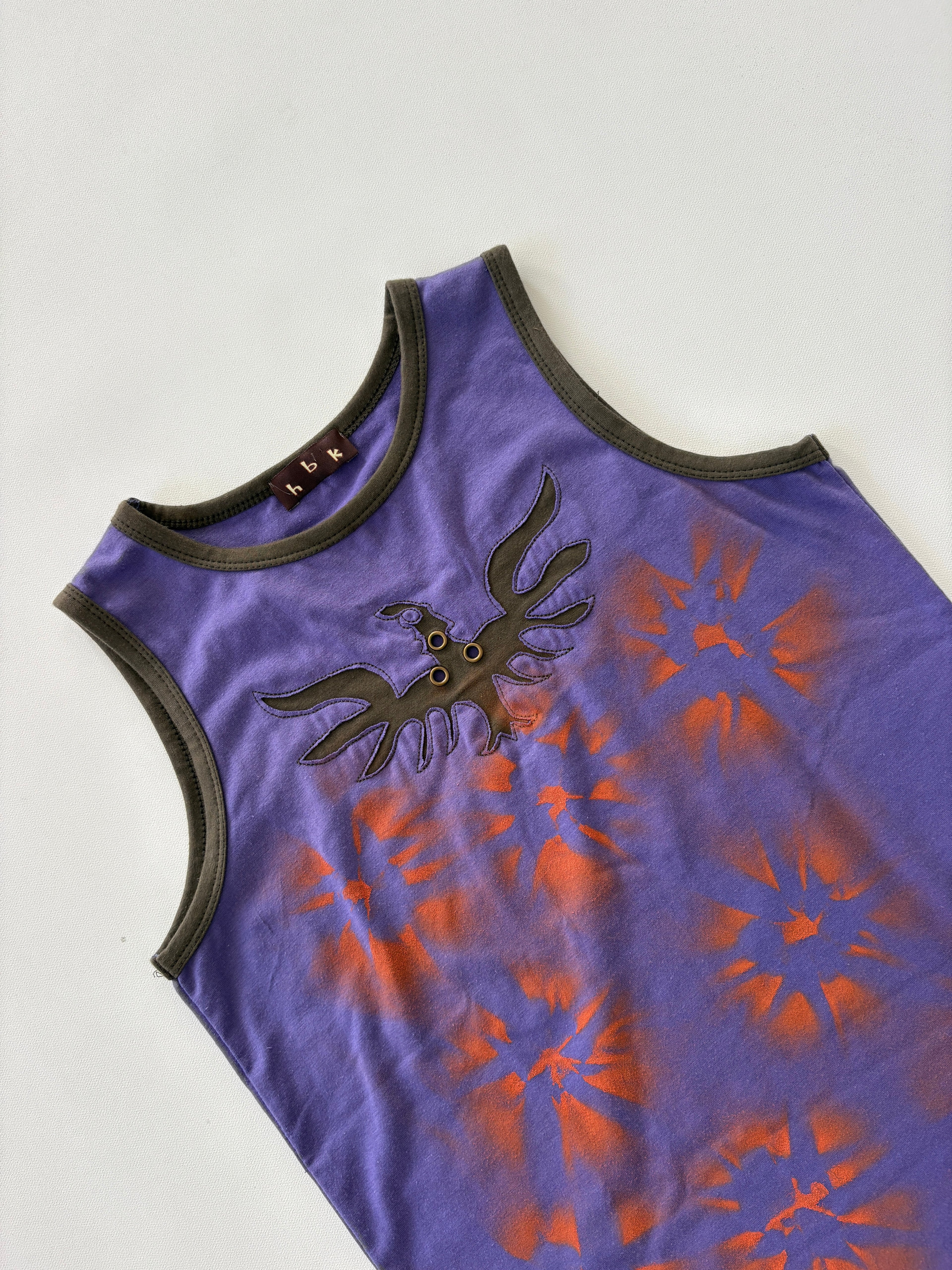 665 / Purple & Orange HBK Tank