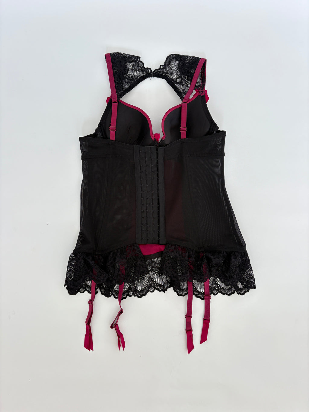 667 / Red & Black Bustier