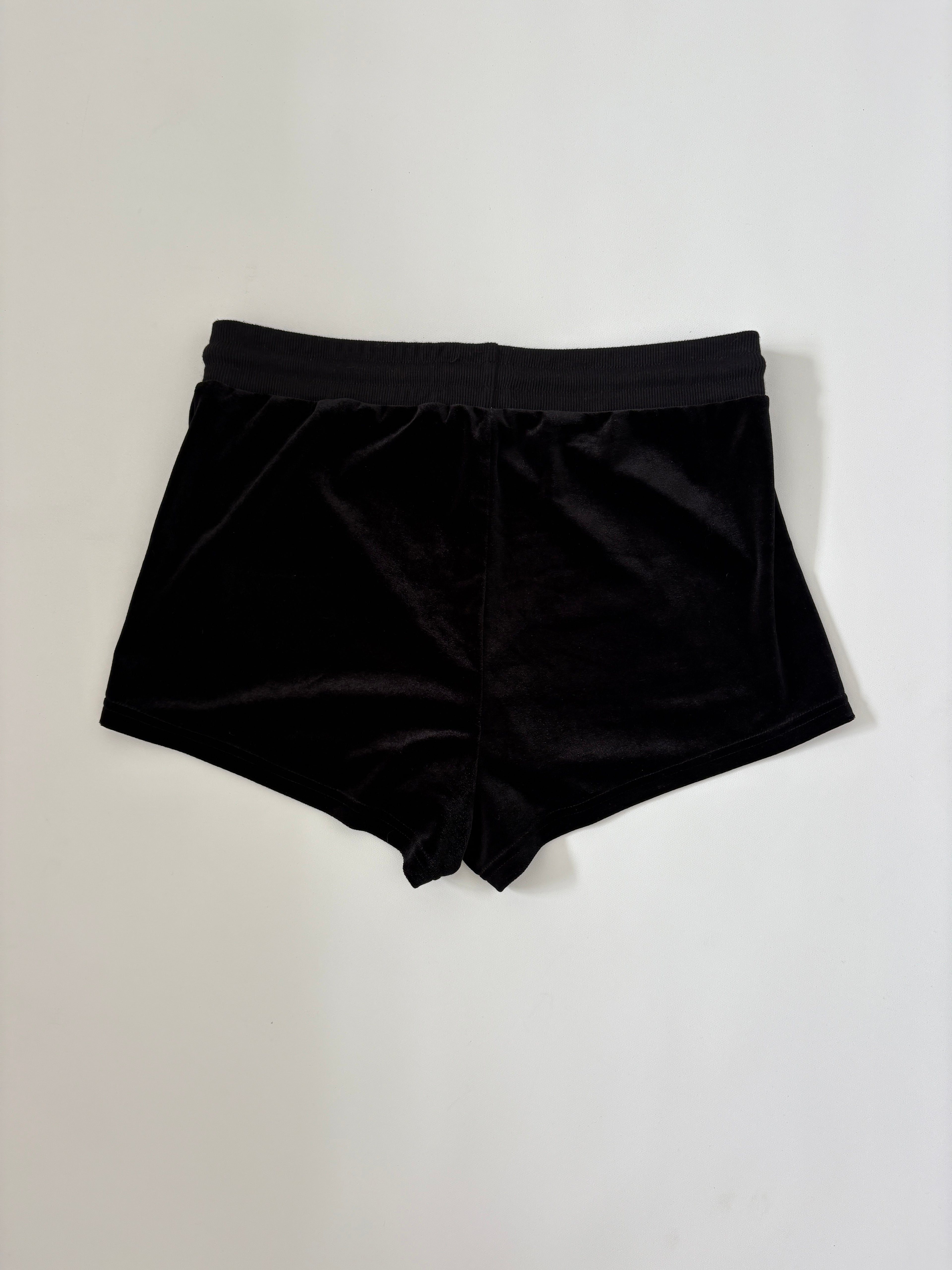 726 / Velvet Shorts w/ Cross