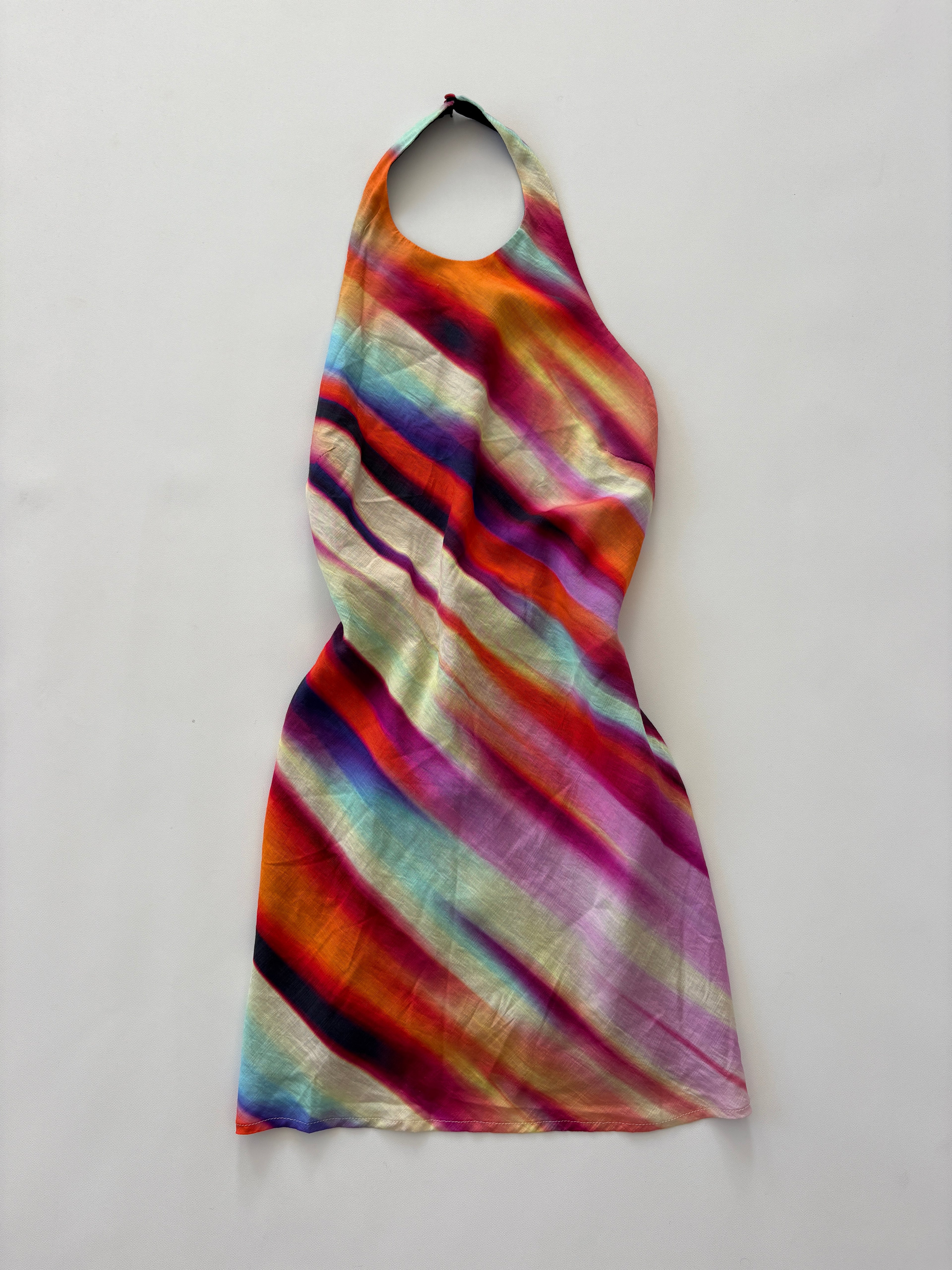 741 / Multi Colour Halter Dress *NEW