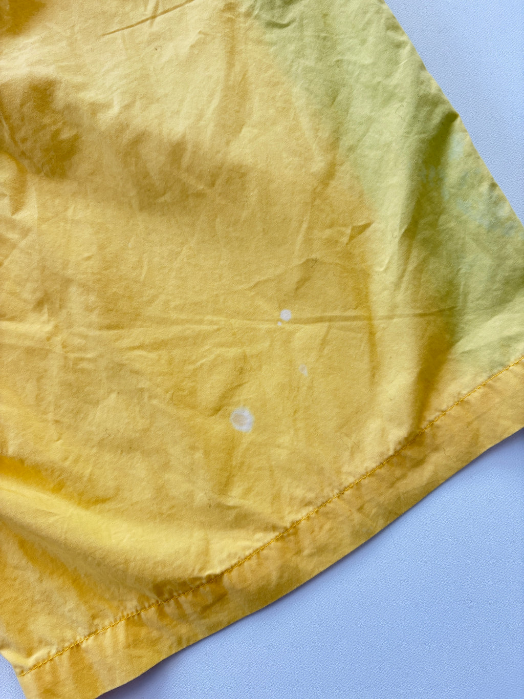 801 / Adidas Yellow & Blue Baggy Shorts