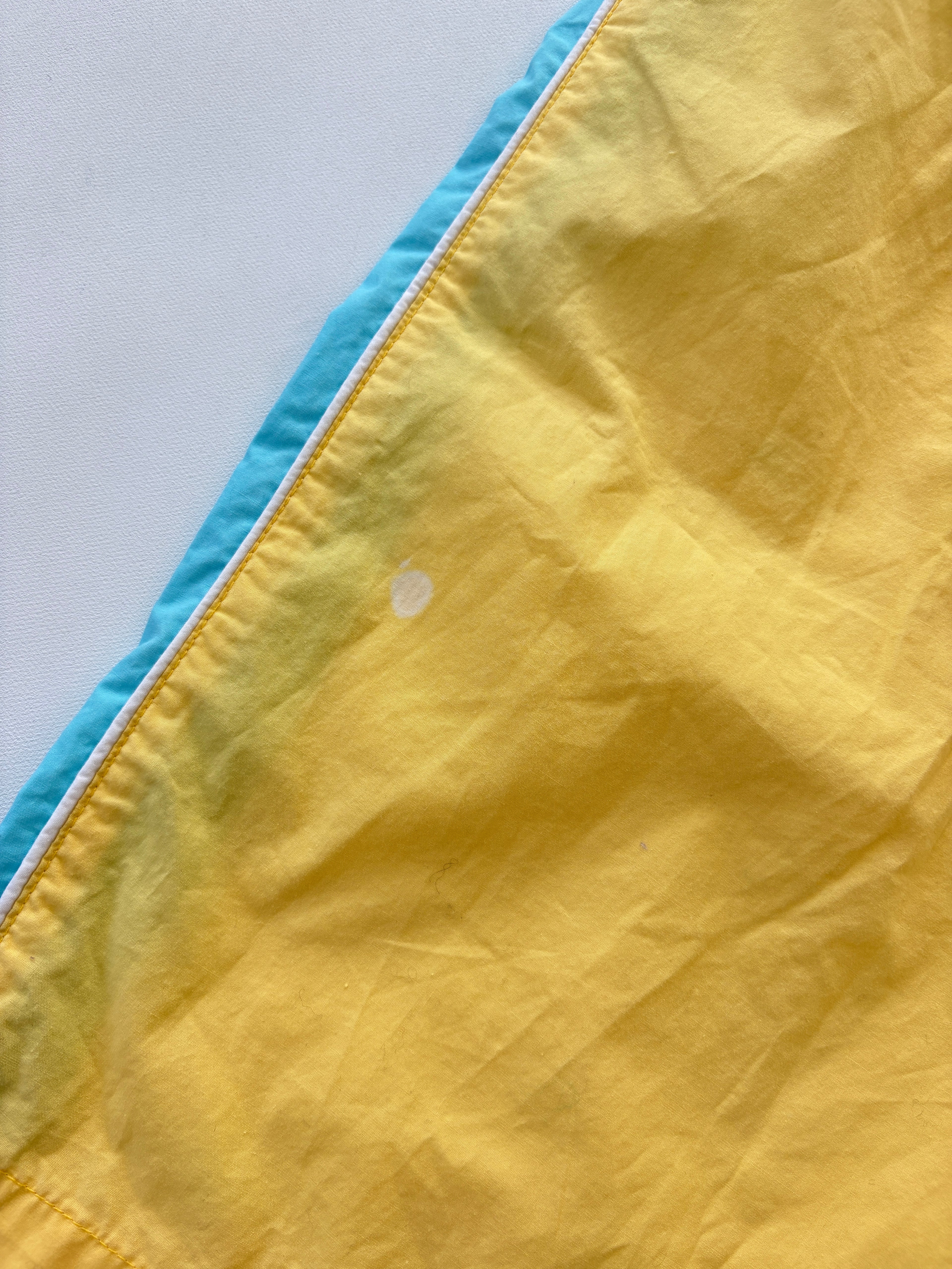 801 / Adidas Yellow & Blue Baggy Shorts