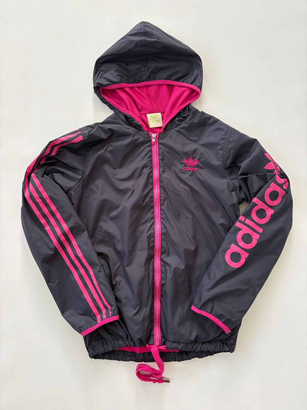 810 / Navy & Pink Adidas Spray Jacket