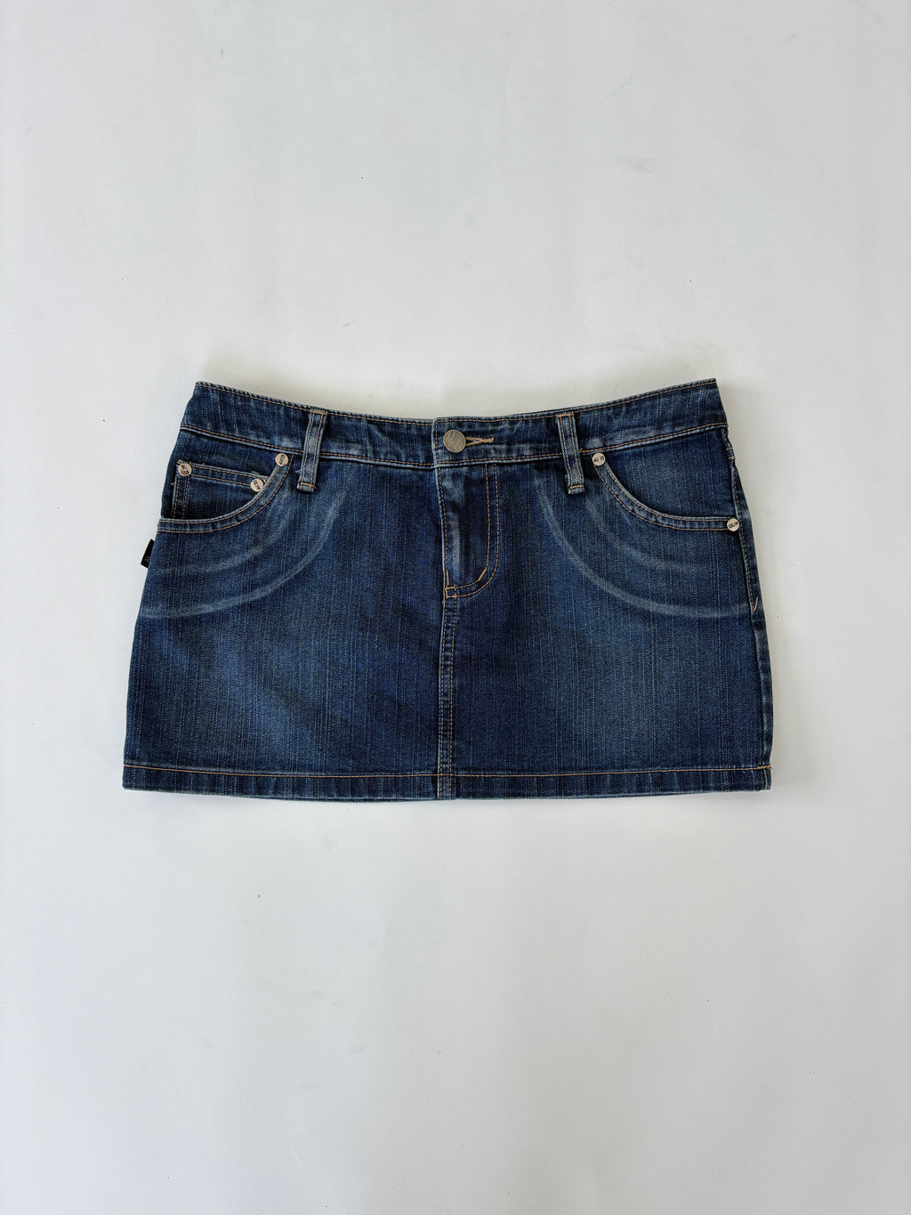 859 / Dark Denim Mini Skirt