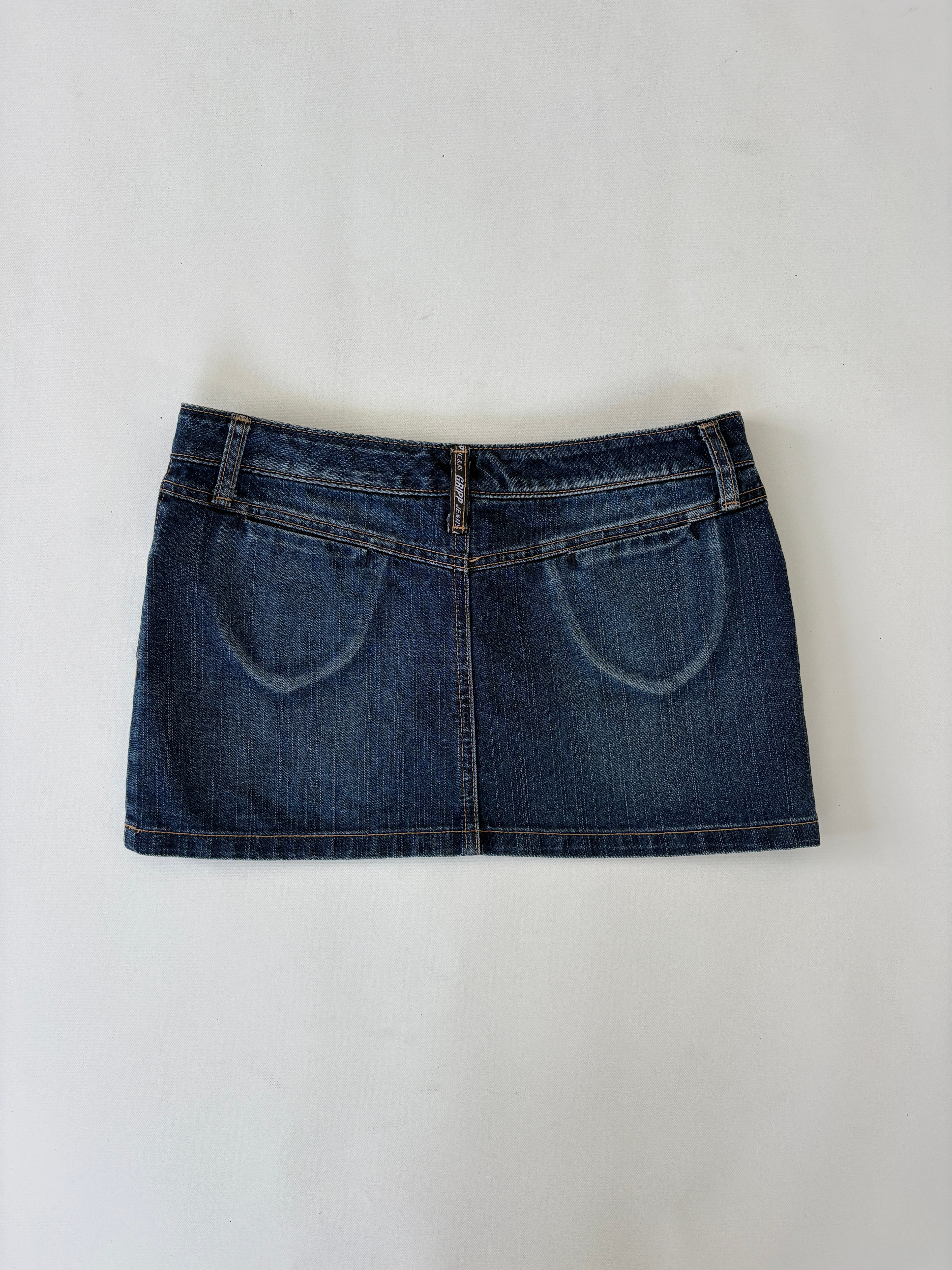 859 / Dark Denim Mini Skirt
