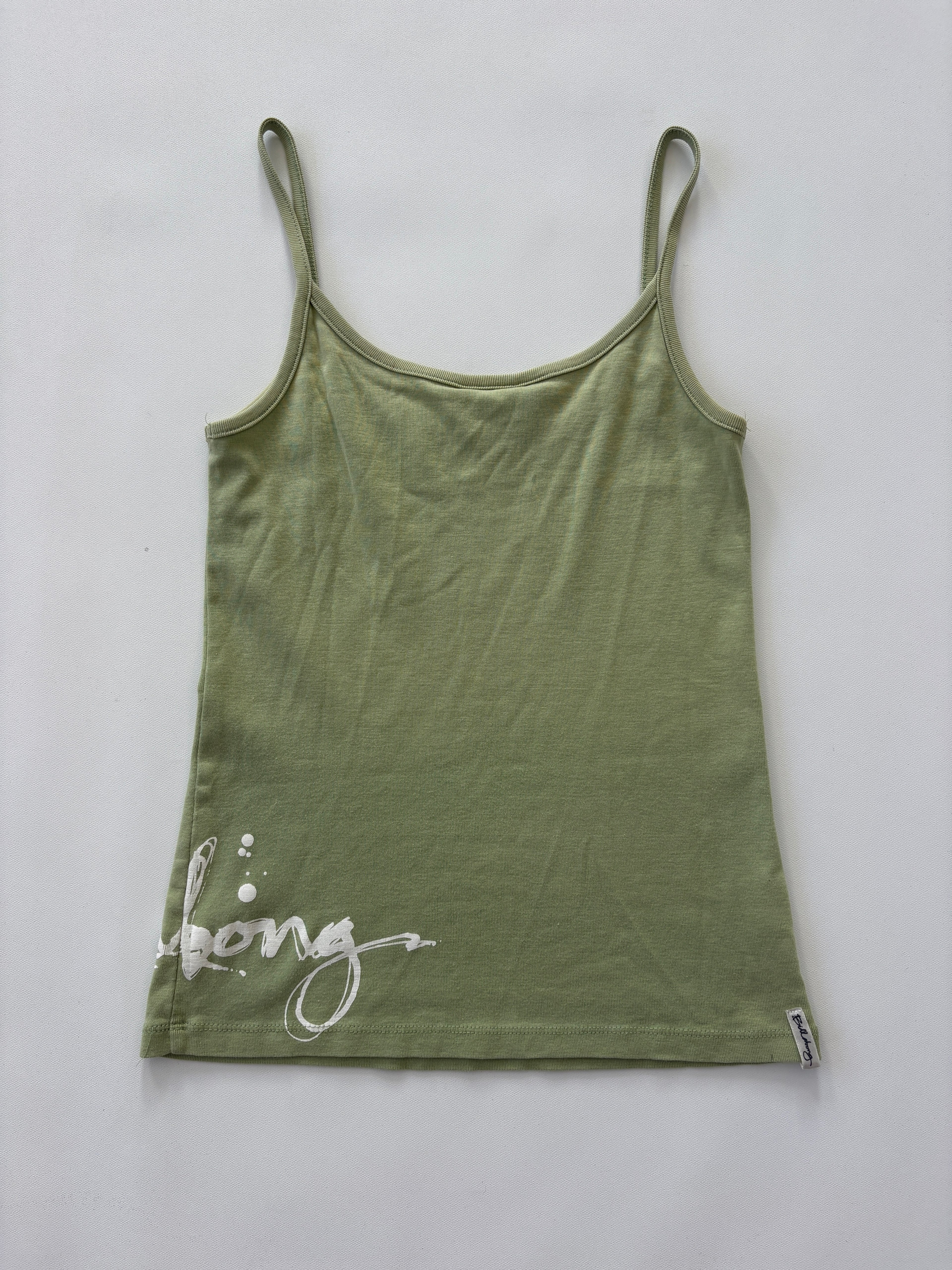 897 / Vintage Green Billabong Tank