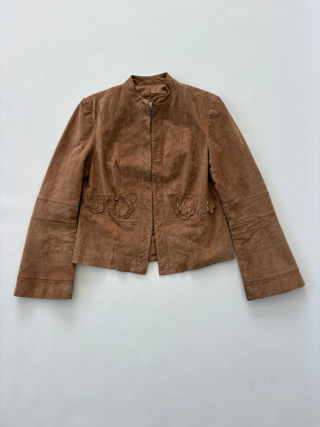 🔒 908 / Nine West Brown Suede Jacet